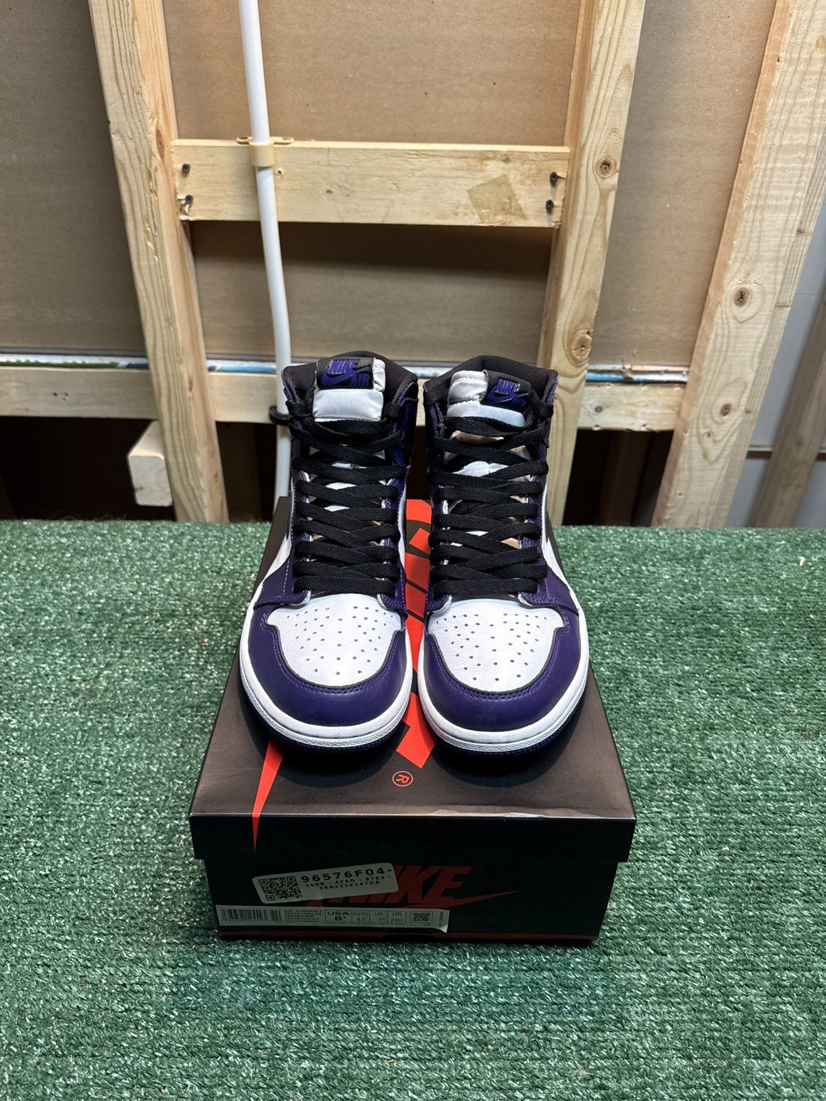 Jordan Brand Jordan Retro 1 Court Purple White Size 8.5 Size US 8.5 / EU 41-42 - 6 Thumbnail