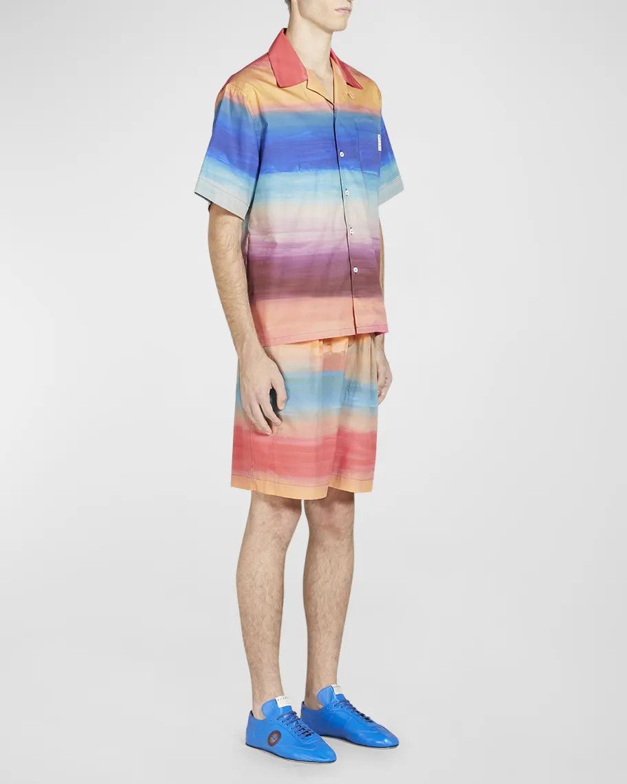 Marni o1srvl11e0724 Cotton Shorts in Multicolor Size US 34 / EU 50 - 2 Thumbnail
