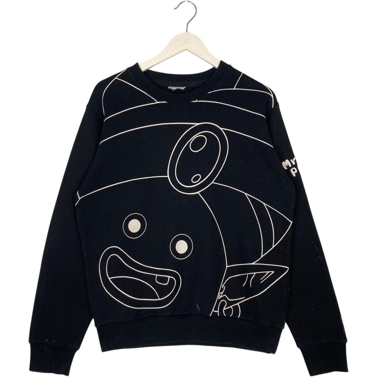 Vintage Vintage Mr Popo Sweatshirt Crewneck All Print Black Size M Size M / US 6-8 / IT 42-44 - 1 Thumbnail