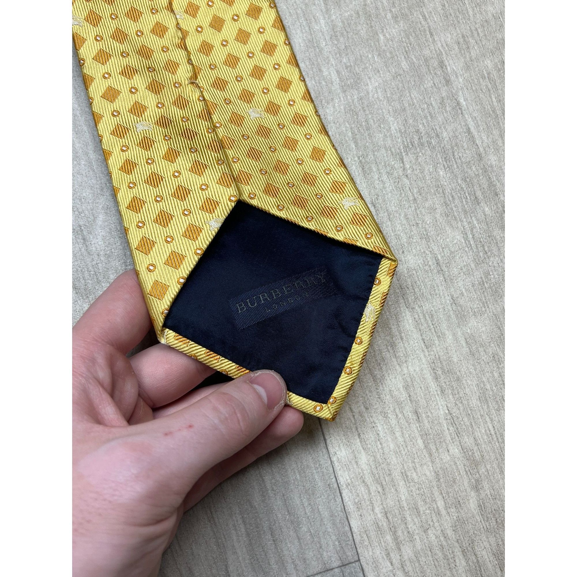 Burberry Burberry Vintage Silk Tie (Y0142) Size ONE SIZE - 5 Thumbnail