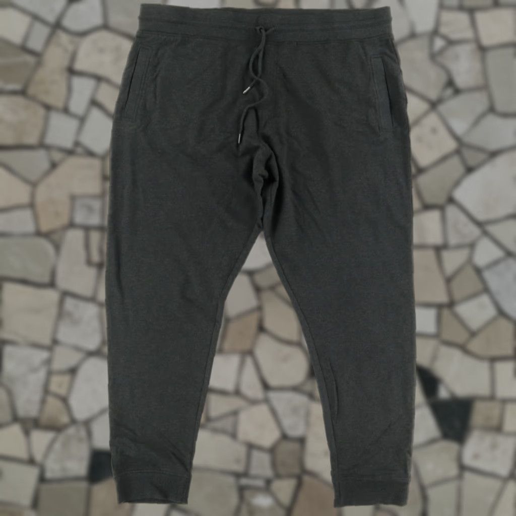 Peter Millar Peter Millar Jogger Pants Charcoal Men's 2XL Stretch Lava Washed Cotton Blend Fleece Regular Inseam 31in Waist 21in Size US 39 - 1 Thumbnail