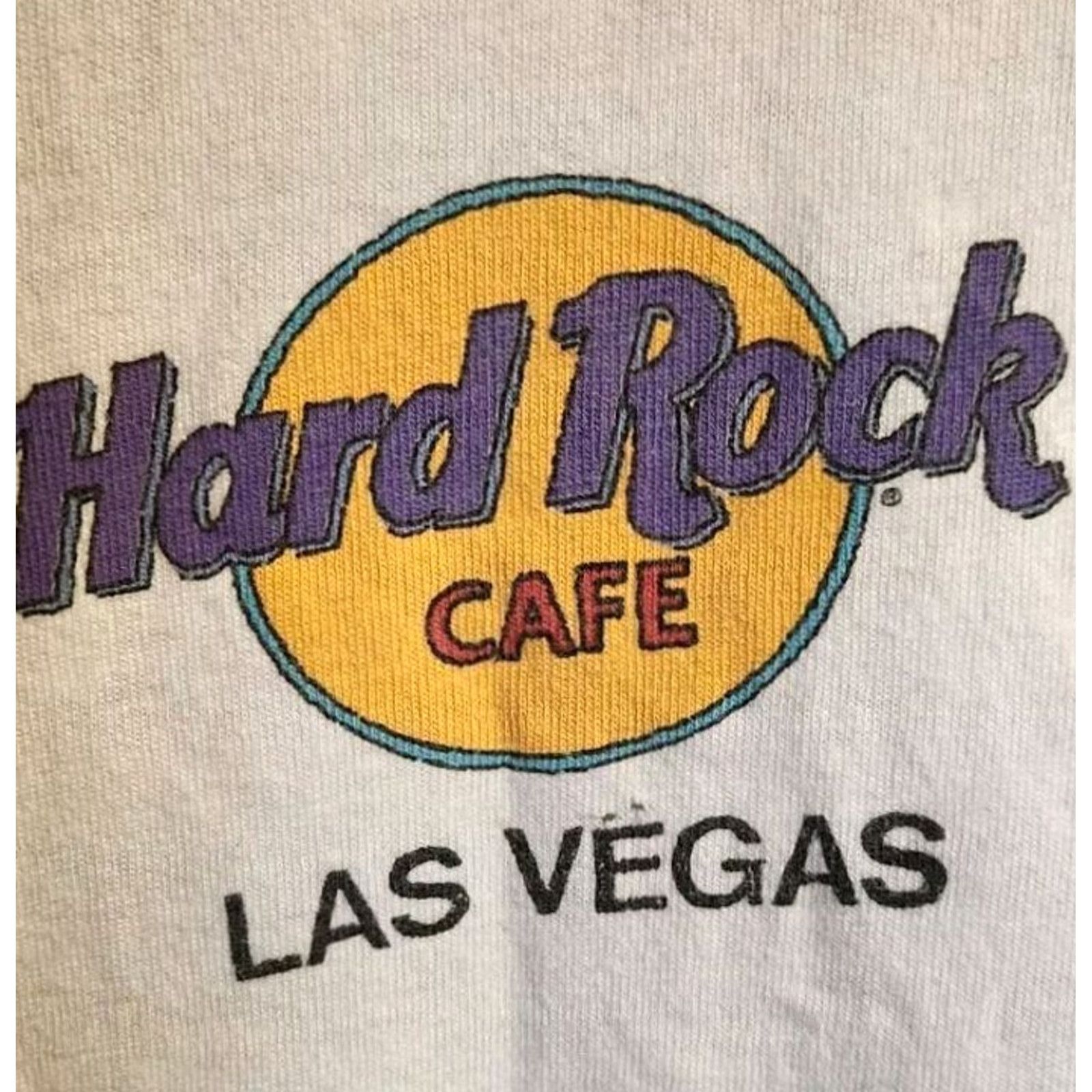 Hard Rock Cafe HARD ROCK CAFE Shirt Las Vegas Vintage USA MADE Small White Unisex 1990s Graphic Tee Mens WomenS Girls Boys Size US S / EU 44-46 / 1 - 4 Thumbnail