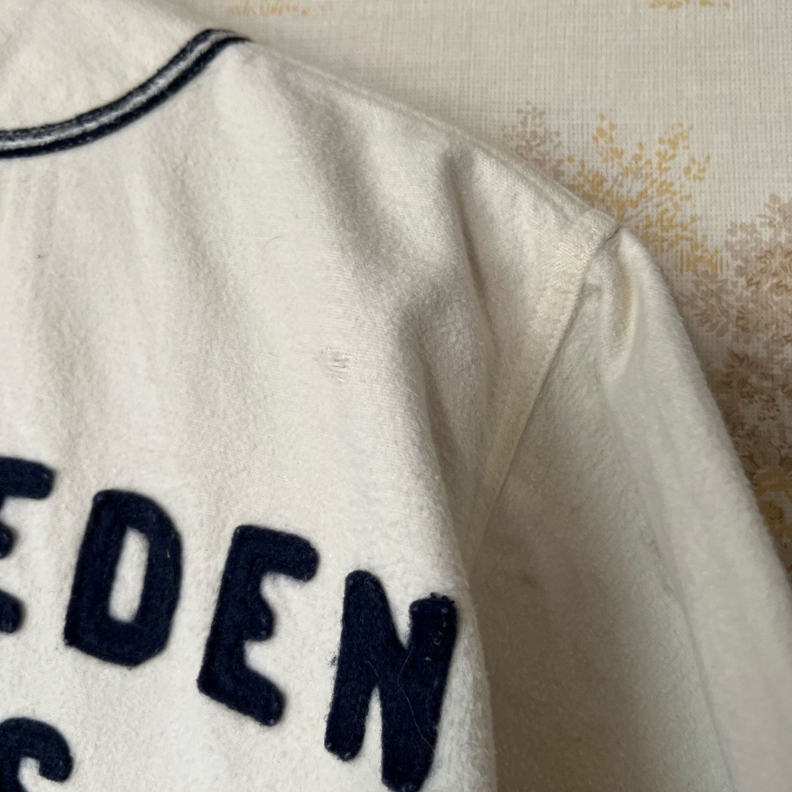 Vintage 1940s Inderrieden Foods Baseball Jersey | Pepperell | Size M Size US M / EU 48-50 / 2 - 17 Thumbnail