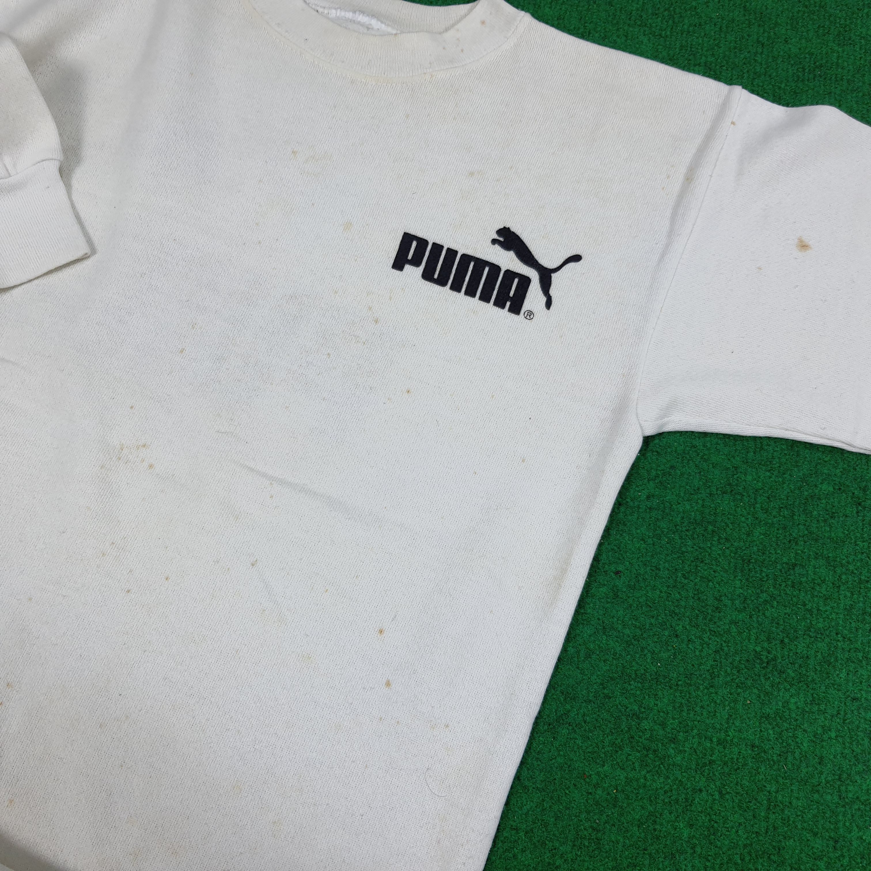 Puma × Vintage Vintage PUMA Big Logo Sweatshirts Size US S / EU 44-46 / 1 - 9 Thumbnail