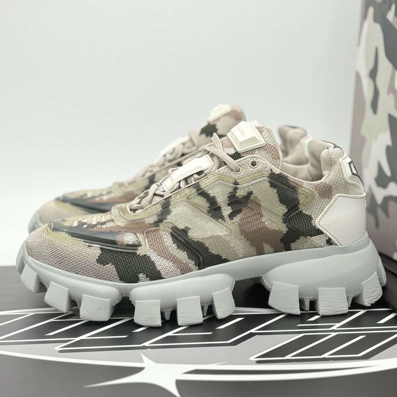 Prada Prada Cloudbust Thunder Sneakers Men ' Camo ' | GREAT COND! Size US 8.5 / EU 41-42 - 1 Thumbnail