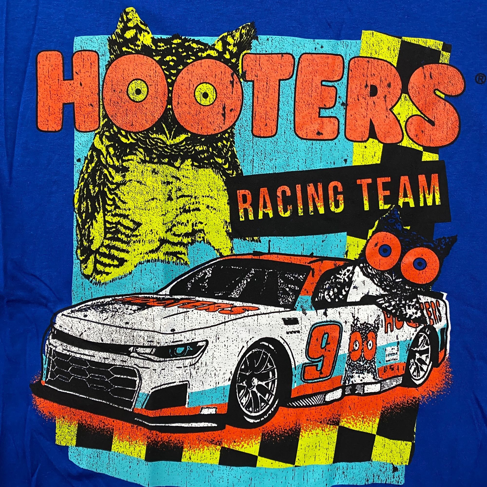 Other Hooters Racing Team Race Car Number 9 Graphic Design T-Shirt Size US S / EU 44-46 / 1 - 2 Thumbnail