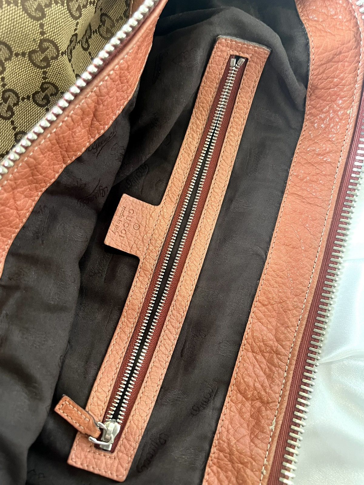 Gucci GUCCI GG Canvas & Leather Bamboo Bar Shoulder Bag Size ONE SIZE - 20 Thumbnail