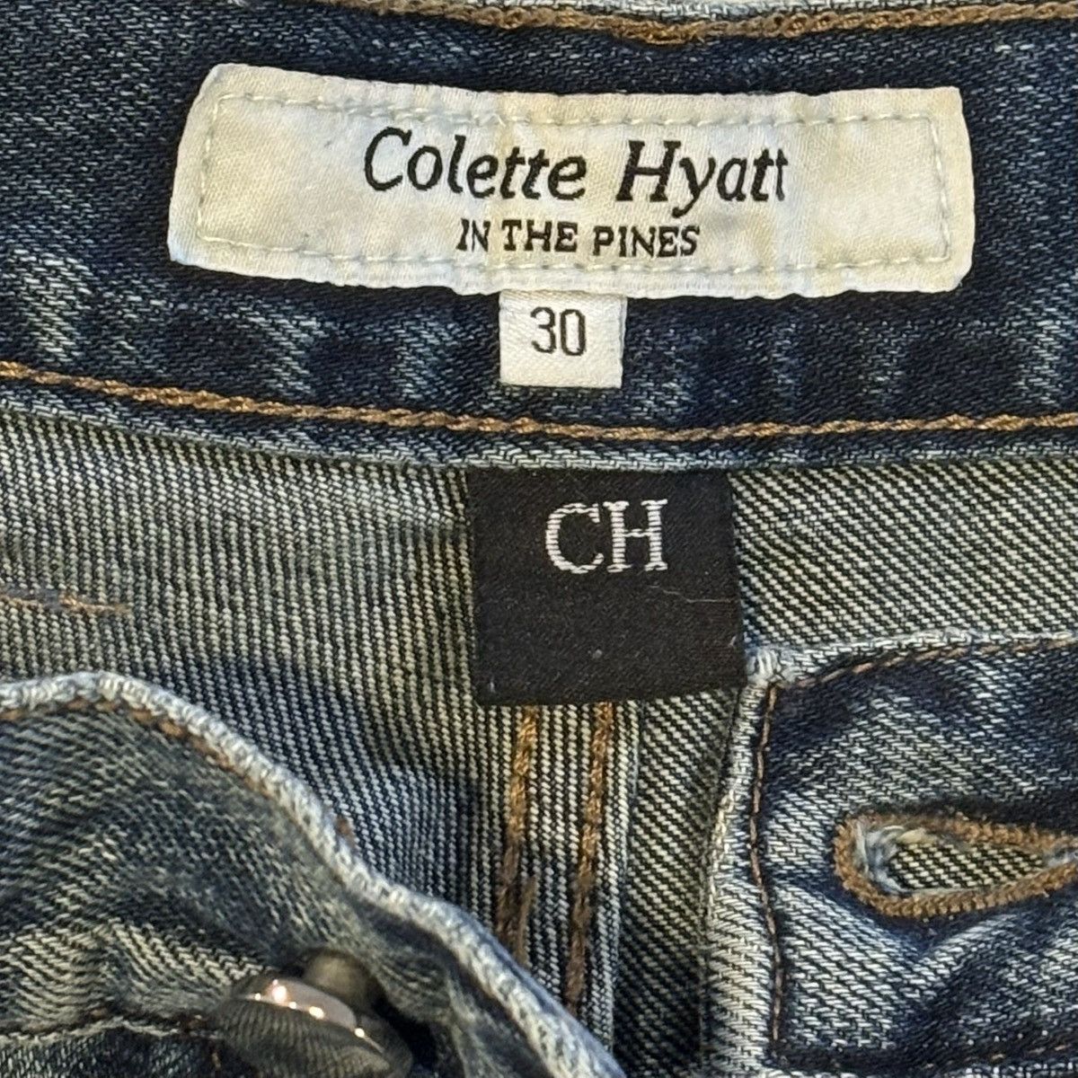 Colette Hyatt Colette Hyatt Original Collection Chainstiched Denim Jeans Size US 30 / EU 46 - 8 Thumbnail