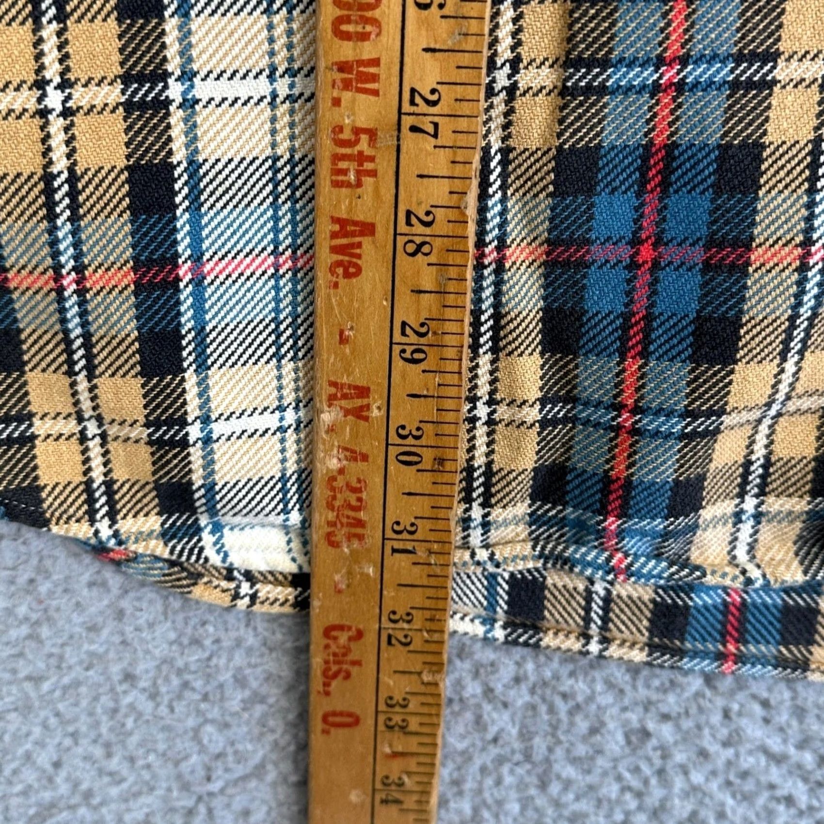 J.Crew J.CREW Shirt Mens XL Blue Tan Plaid Flannel Button Up Long Sleeve Casual Workwear Size US XL / EU 56 / 4 - 7 Thumbnail