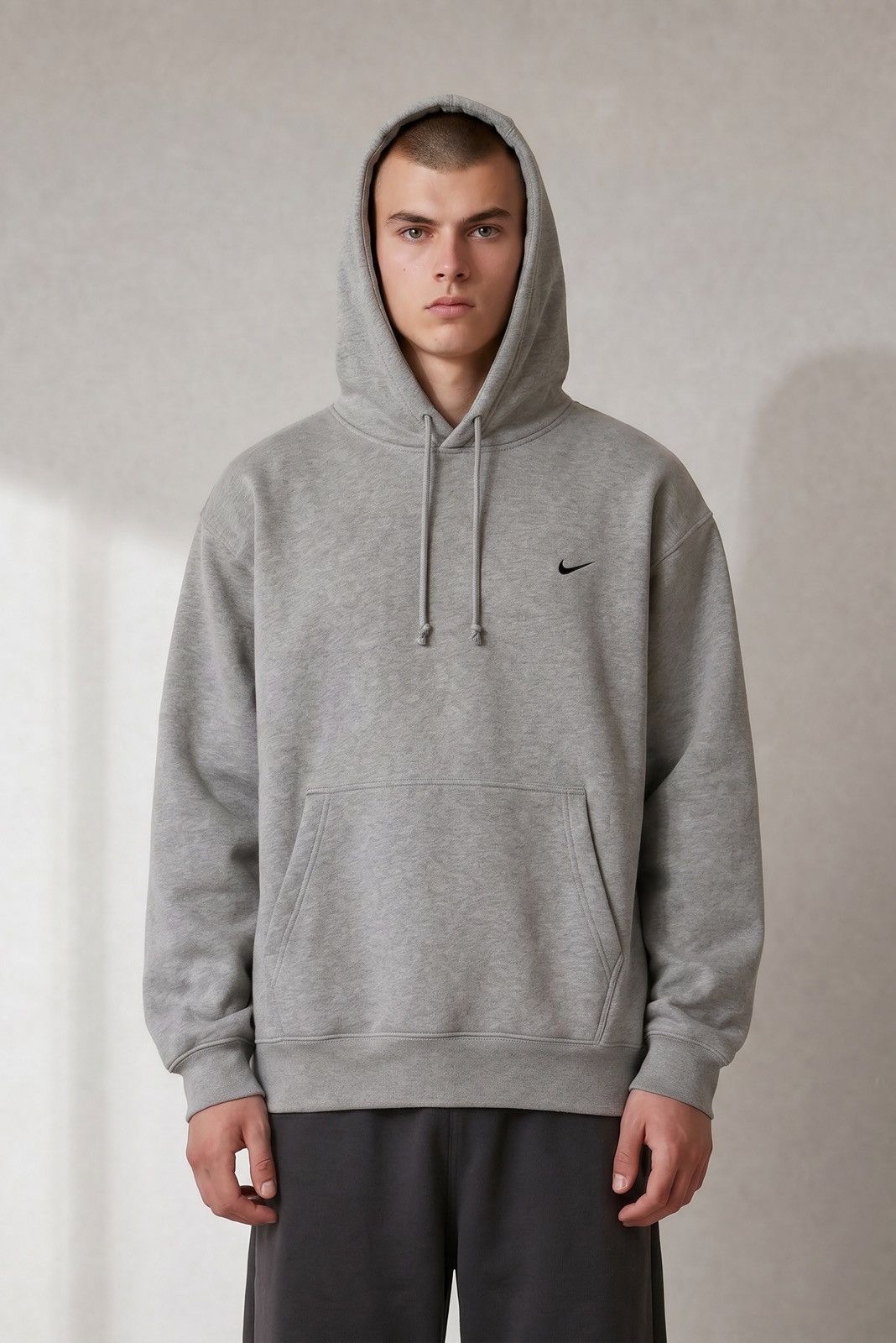 Nike 00s Nike Vintage Swoosh Logo Oversized RetroY2K Hoodie Size US S / EU 44-46 / 1 - 2 Thumbnail