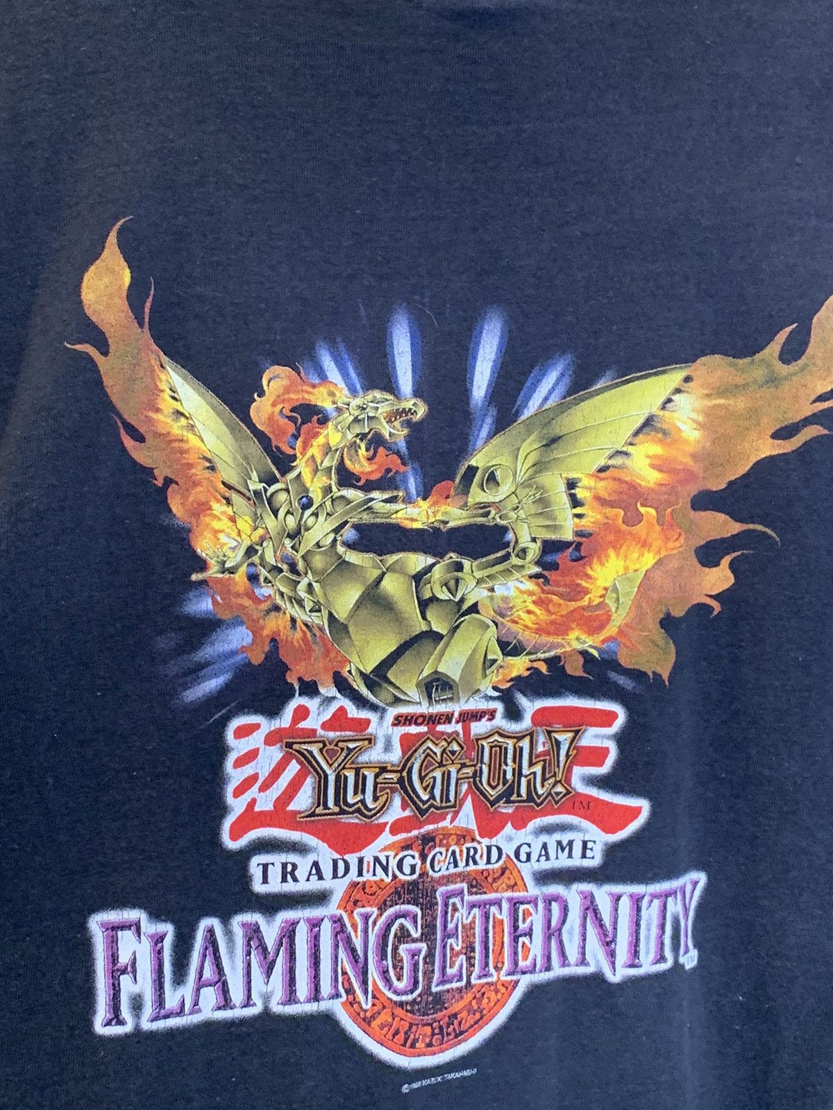 Vintage RARE* Vintage 1996 Yu-Gi-Oh Flaming Eternity Card Game Shirt Size US XL / EU 56 / 4 - 3 Thumbnail