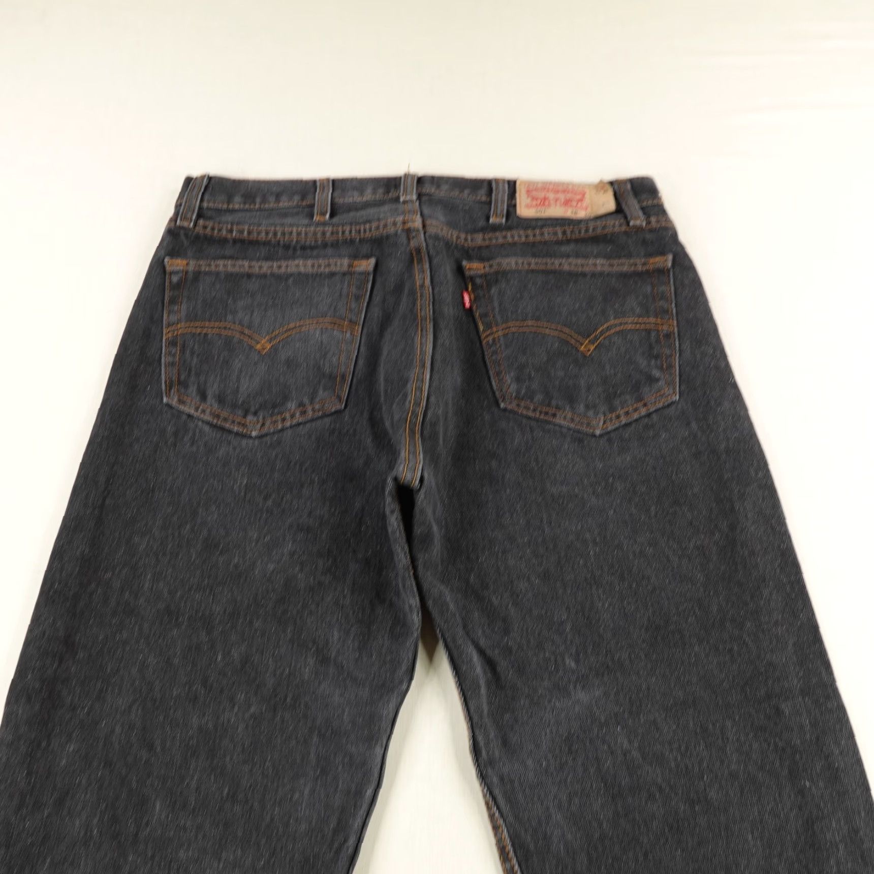 Levi's Levi's 501 Jeans Mens 38x30 Black Straight Leg Button Fly Cotton Denim Size US 38 / EU 54 - 6 Thumbnail