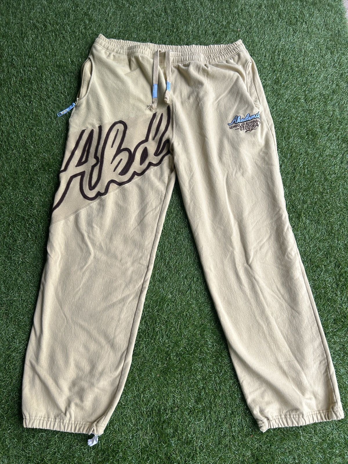 Akademiks VINTAGE AKADEMIKS “SCHOOL OF AERONAUTICS” SWEATPANTS Size US 34 / EU 50 - 1 Thumbnail