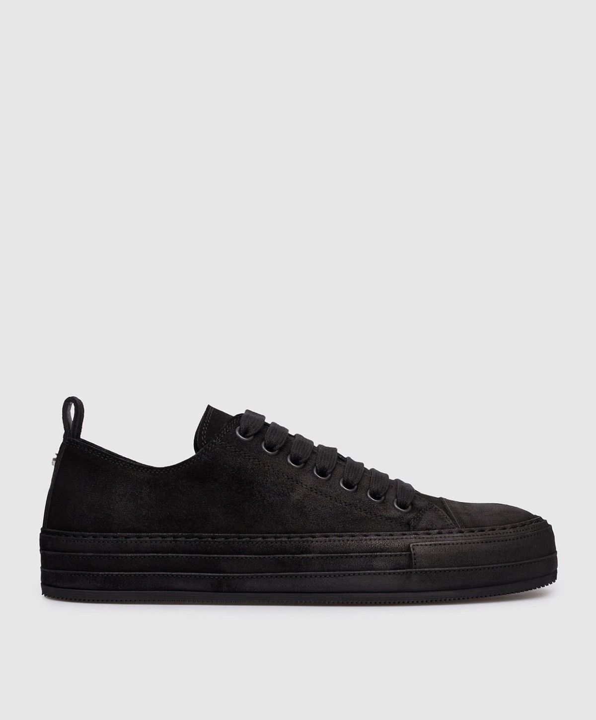 Ann Demeulemeester Ann Demeulemeester Gert Crosta Black Suede Sneakers Size US 11 / EU 44 - 1 Thumbnail