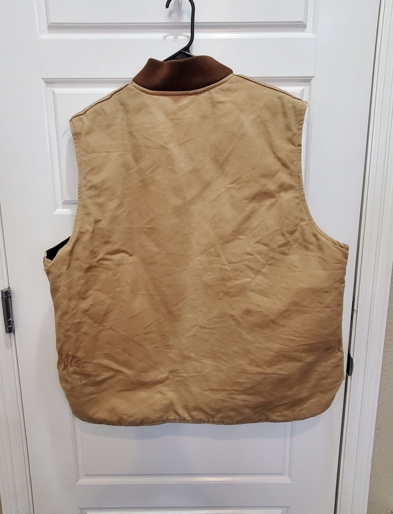 Carhartt Carhartt Brown Tan Quilted Work Vest size XL Size US XL / EU 56 / 4 - 3 Thumbnail