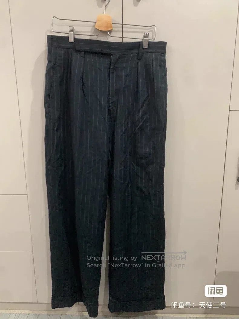 Yohji Yamamoto Yohji Yamamoto size 3 2002aw Pina Bausch striped wide-leg t Size US 30 / EU 46 - 1 Thumbnail