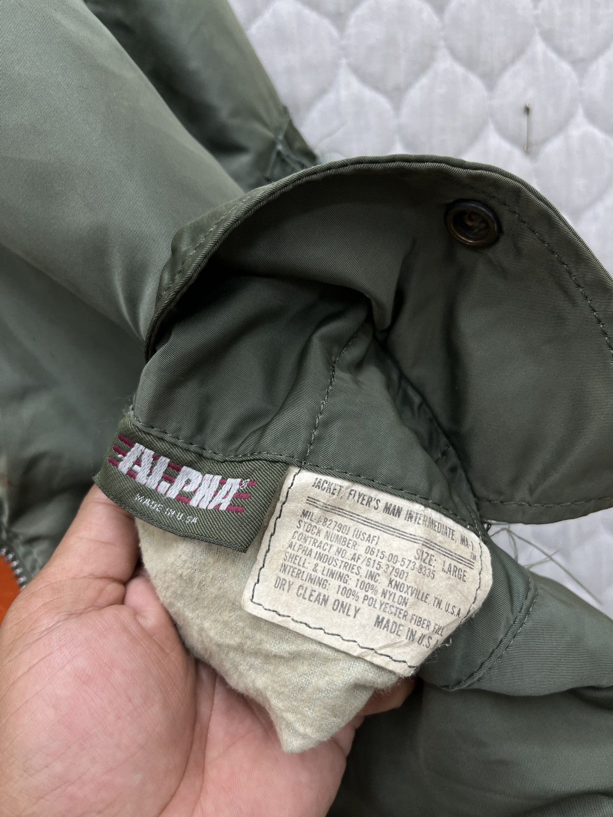 Alpha Industries 🔥🔥🔥STEALS VTG ALPHA INDUSTRIES MA1 FLIGHT JACKET Size US L / EU 52-54 / 3 - 10 Thumbnail