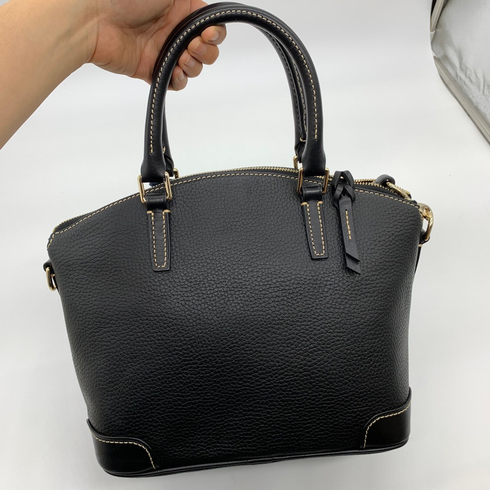 Dooney & Bourke Dooney & Bourke Black Satchel Shoulder Bag with Crossbody Size ONE SIZE - 2 Thumbnail