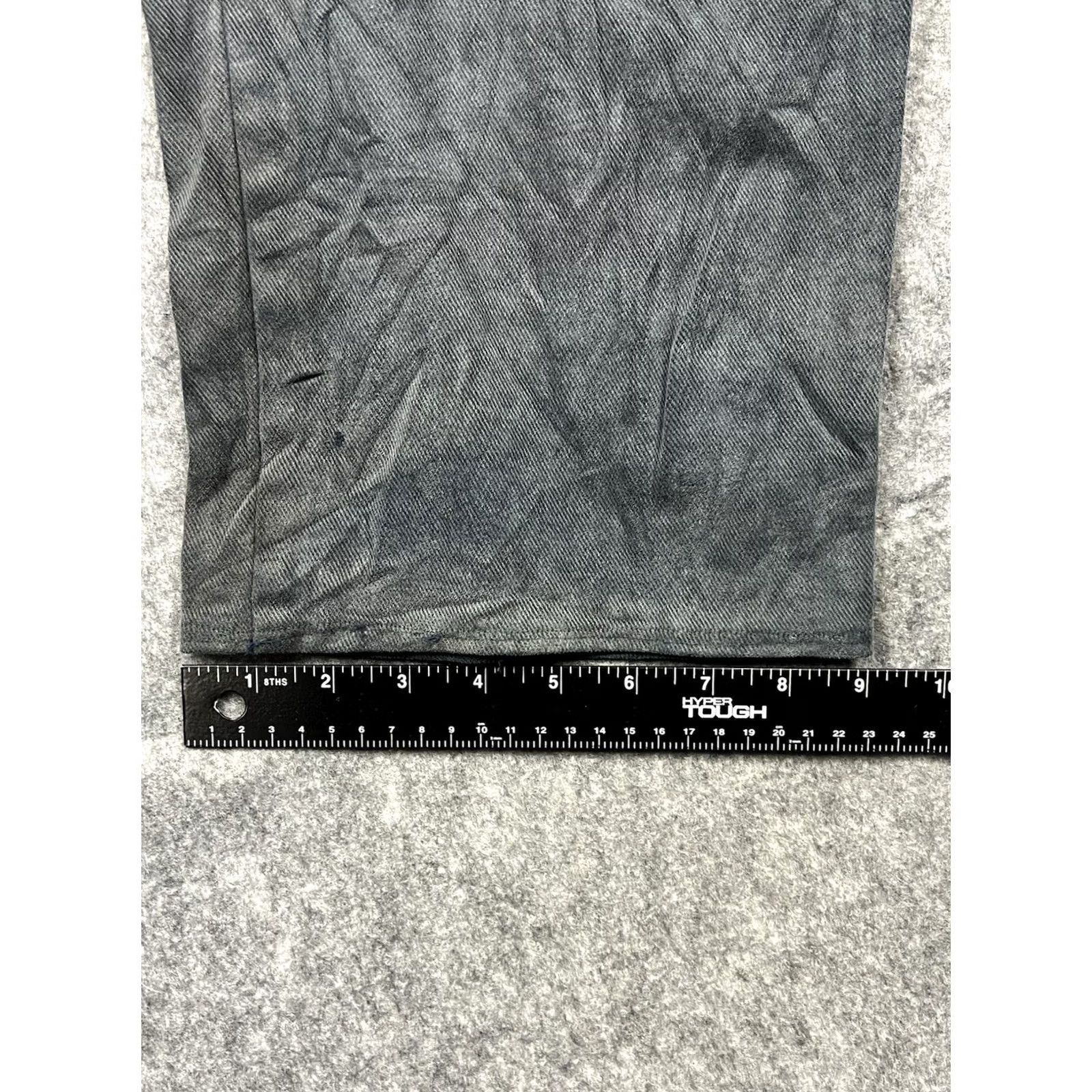 Levi's VINTAGE Levi's 551 Jeans Men Regular 38x34 Corduroy Black/Blue 90s Straight Pants Size US 38 / EU 54 - 4 Thumbnail