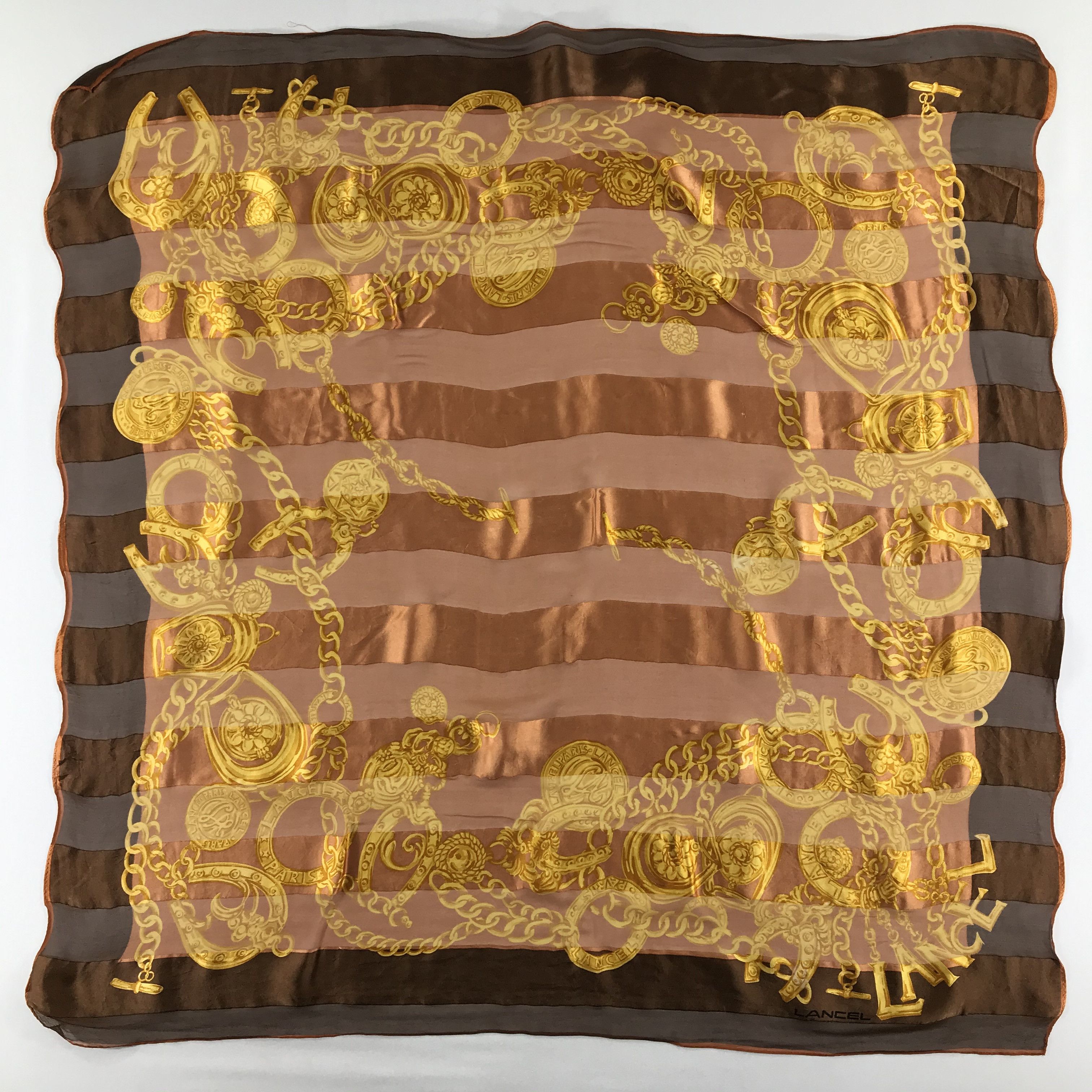 Lancel Vintage Lancel Silk Scarf Size ONE SIZE - 2 Thumbnail