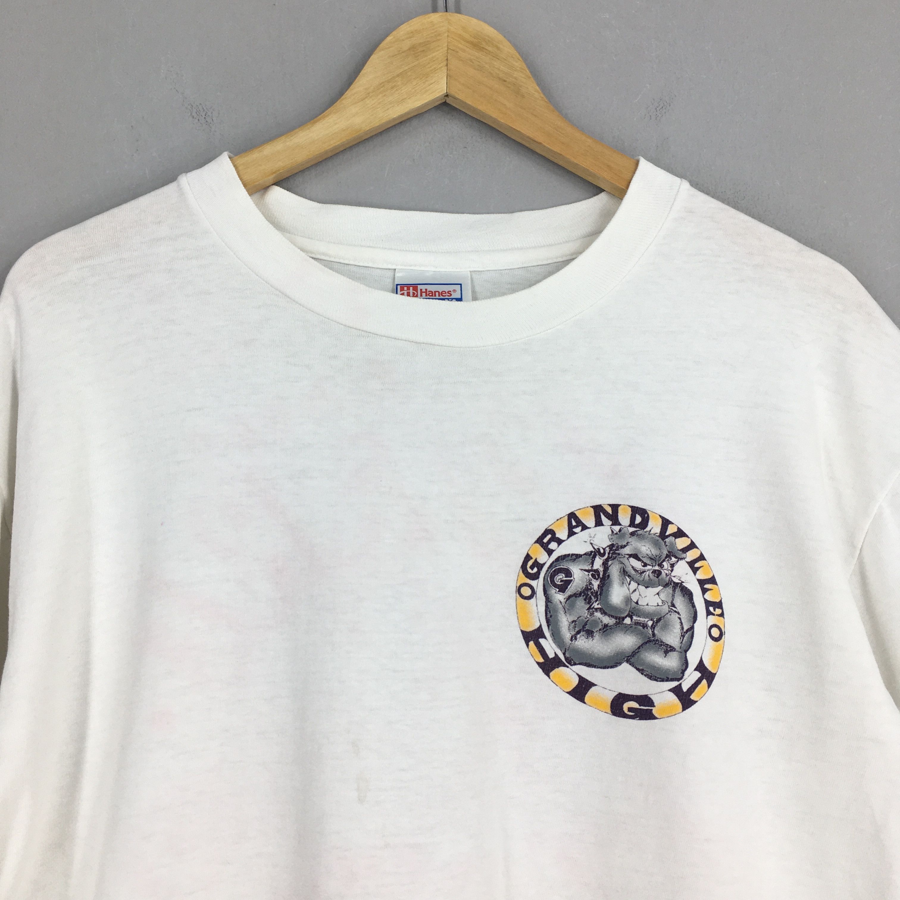 Big Dogs Vtg the Grandville Bulldogs Beware The Dawg T shirt L Size US L / EU 52-54 / 3 - 3 Thumbnail