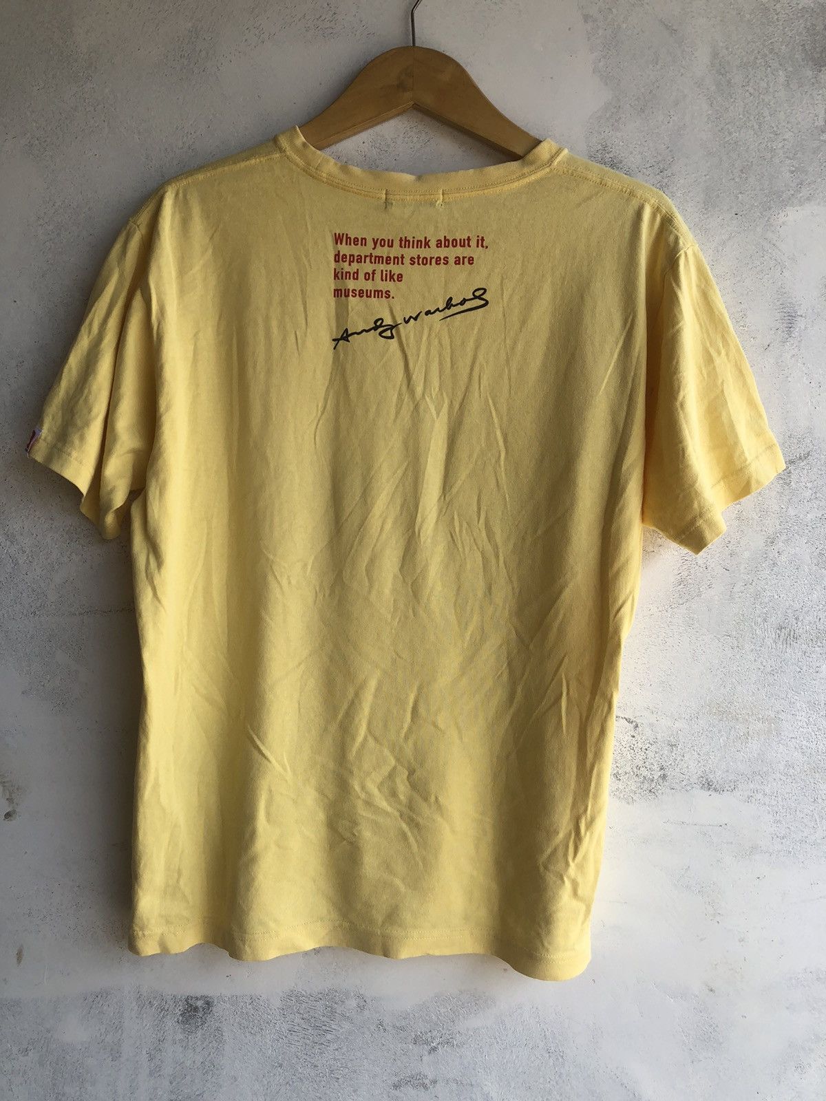 Andy Warhol Japanese Andy Warholl Dollars Big Logo Tshirt Tee Size US L / EU 52-54 / 3 - 2 Thumbnail