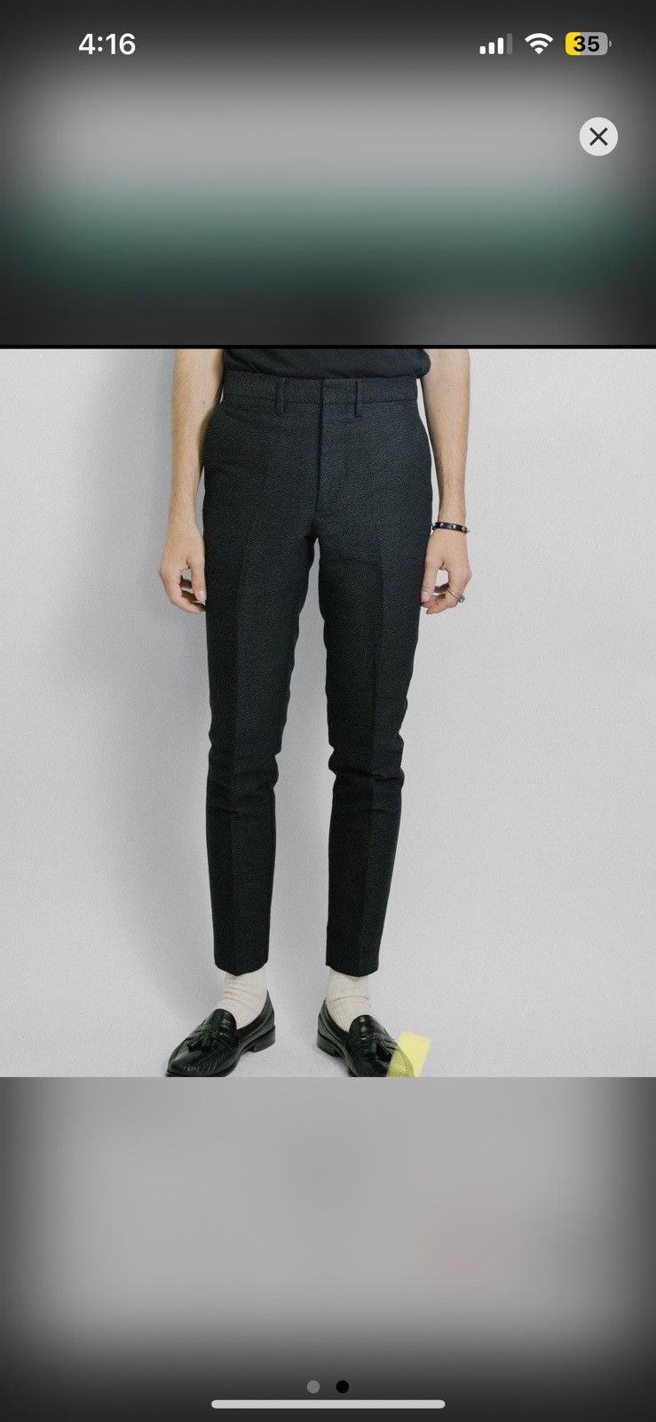 J.Lindeberg J.Lindeberg Black cropped casual pants Size US 29 - 6 Thumbnail
