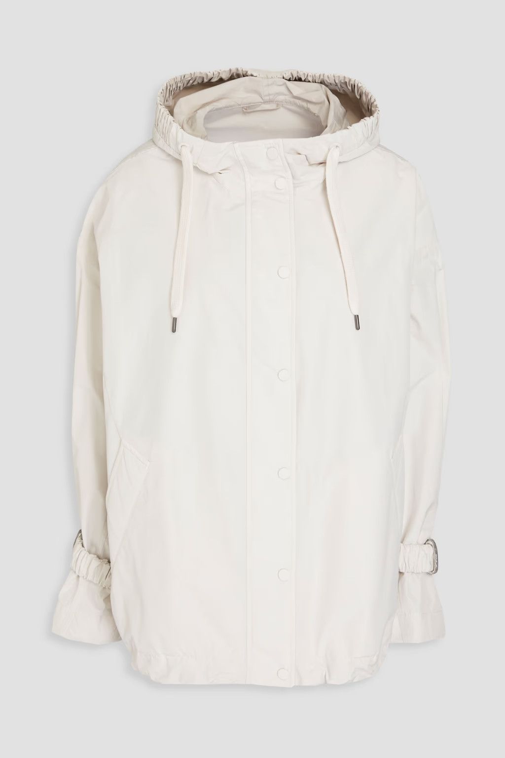 image of Brunello Cucinelli O1W1Db10524 Jacket In White, Women's (Size Large)