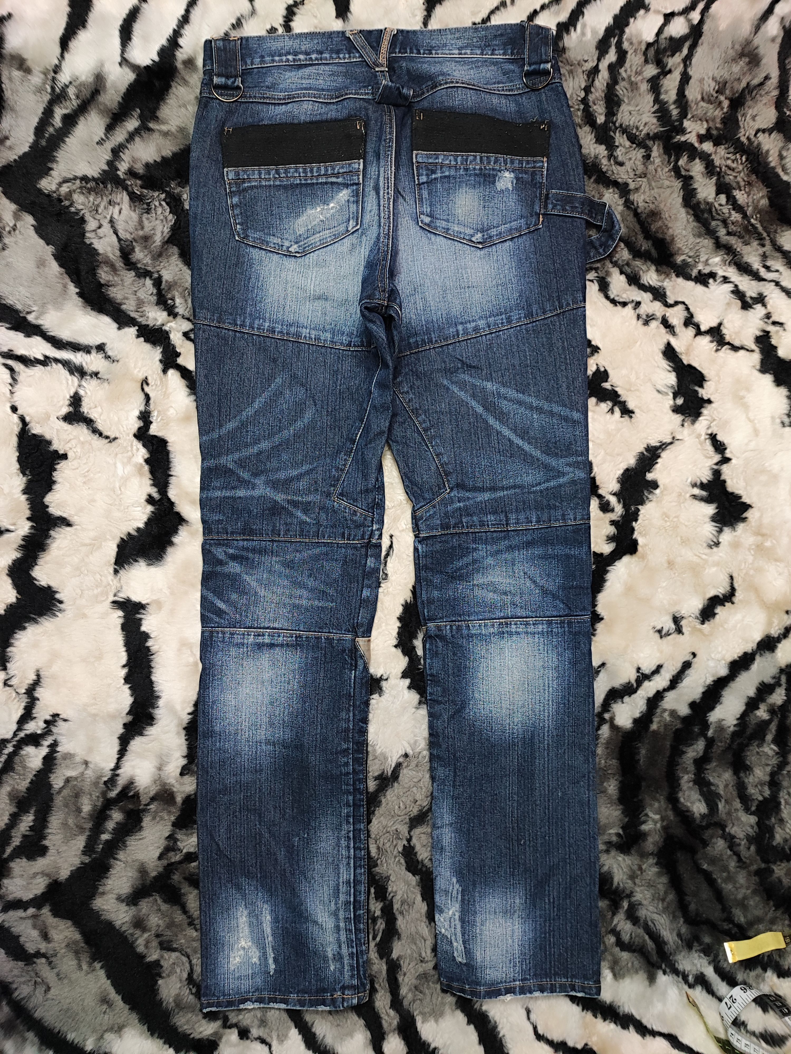 PPFM PPFM Multi-Pocket Zipper Denim Cyber Punk Style ERD Size US 32 / EU 48 - 13 Thumbnail