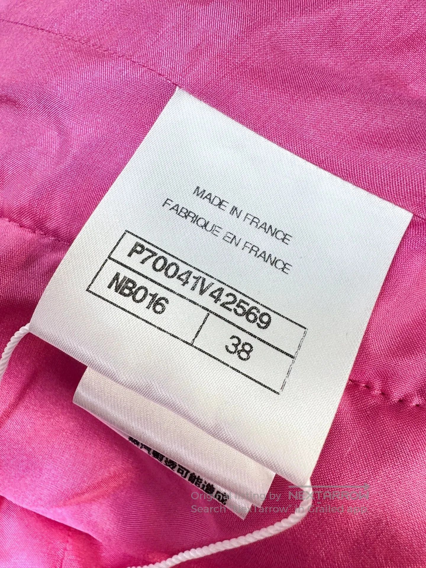 Chanel Chanel 21C Pink Knit V-Neck Jacket. Size US L / EU 52-54 / 3 - 6 Thumbnail
