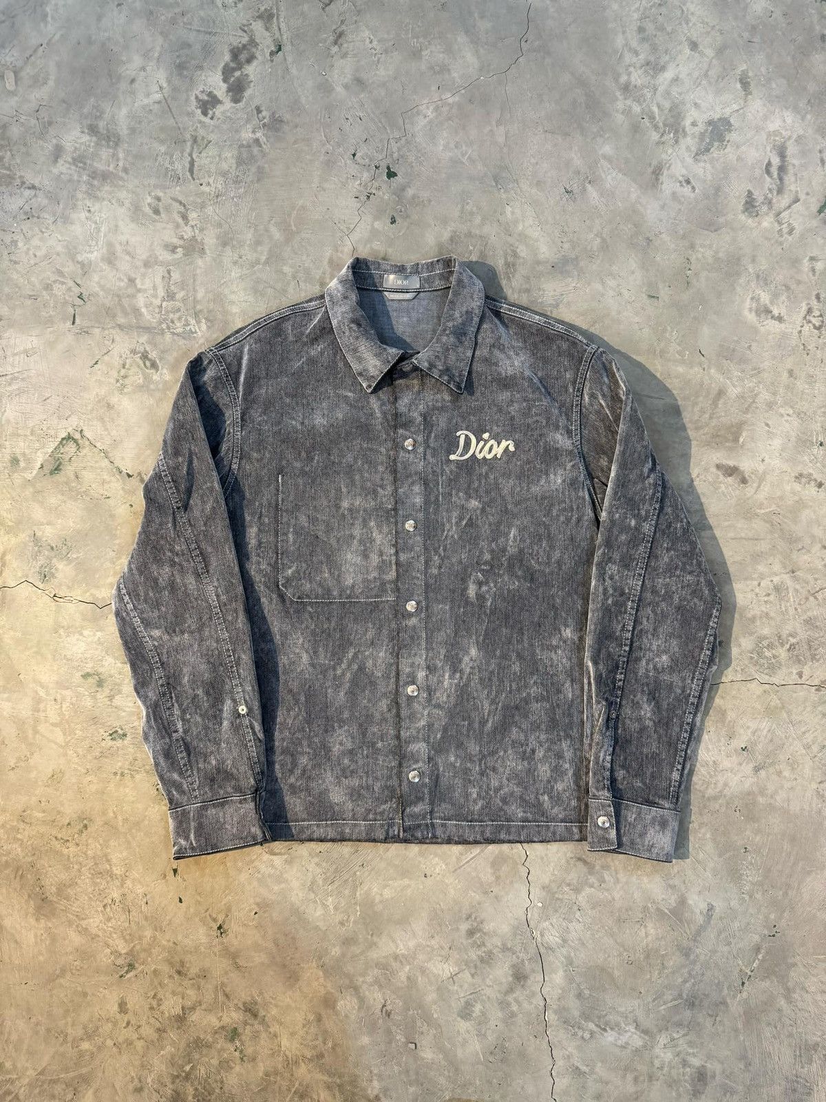 Dior Dior x Jack Kerouac Gray Snap Jacket Size US M / EU 48-50 / 2 - 1 Thumbnail