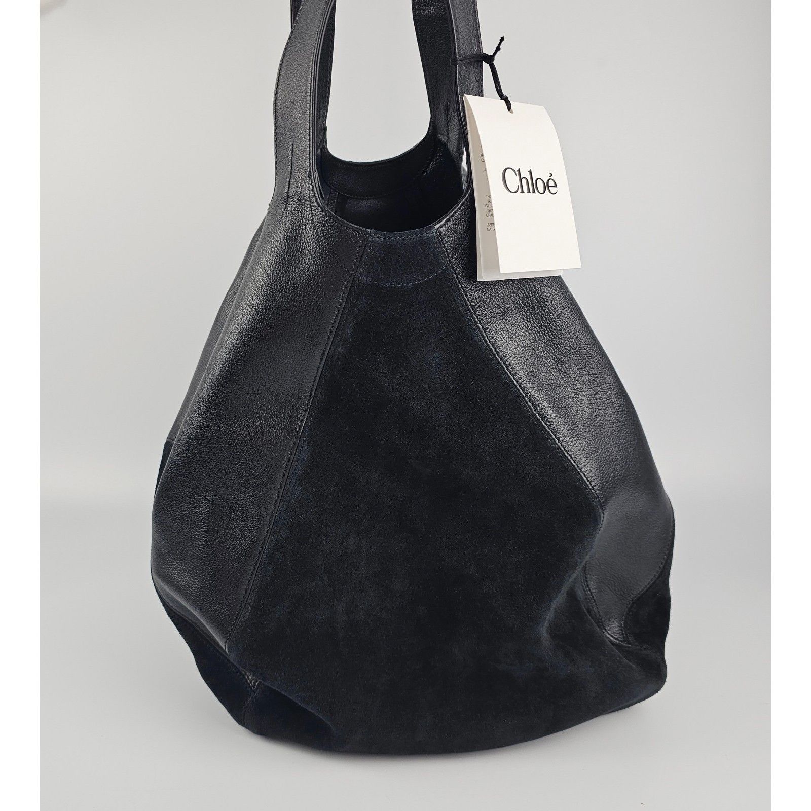 Chloe Chloe Balloon Black Leather Shoulder Bag New & Authentic Size ONE SIZE - 7 Thumbnail