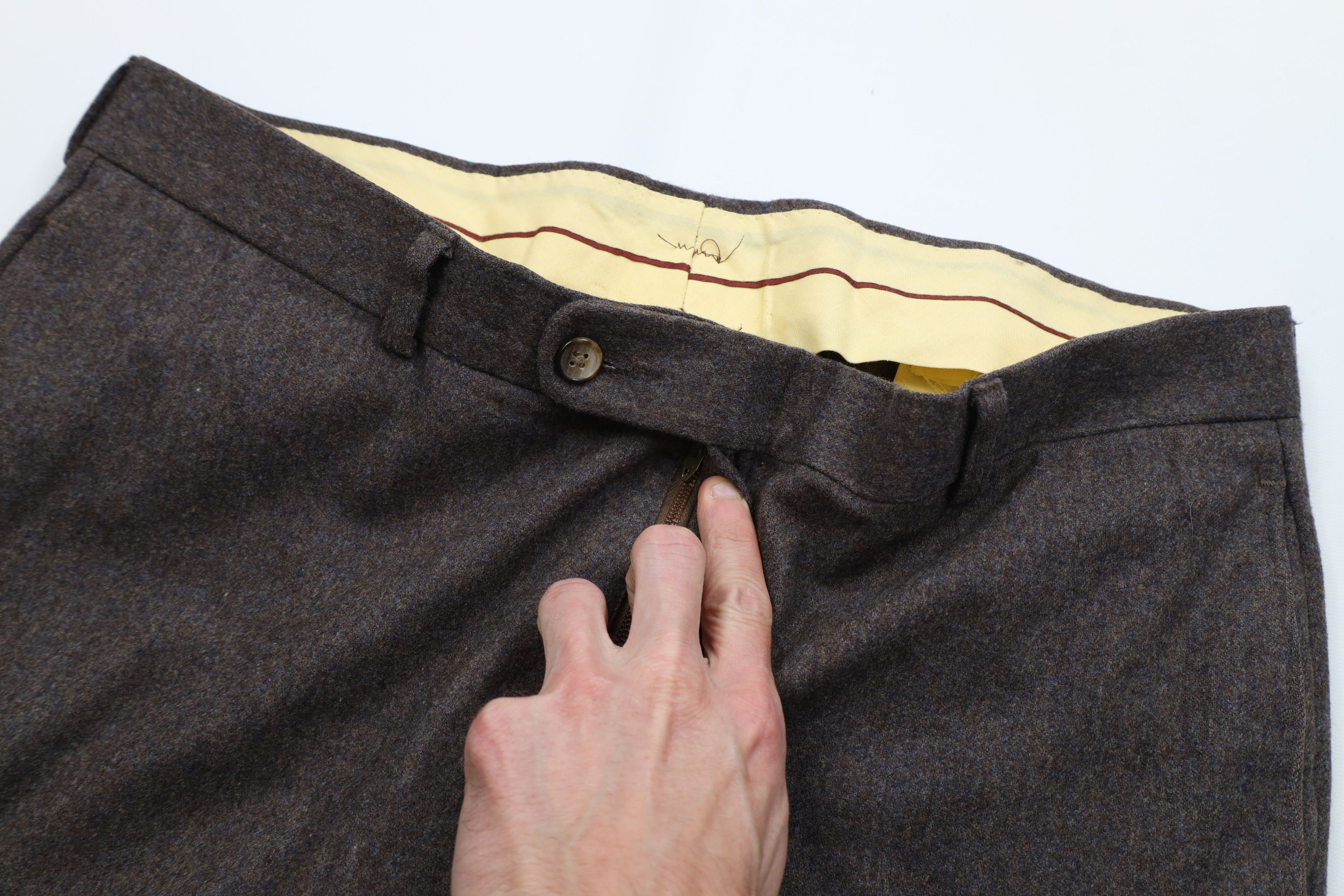 Vintage Vintage 70s Streetwear Wide Leg Bell Bottoms Pants Brown USA Size US 36 / EU 52 - 7 Thumbnail
