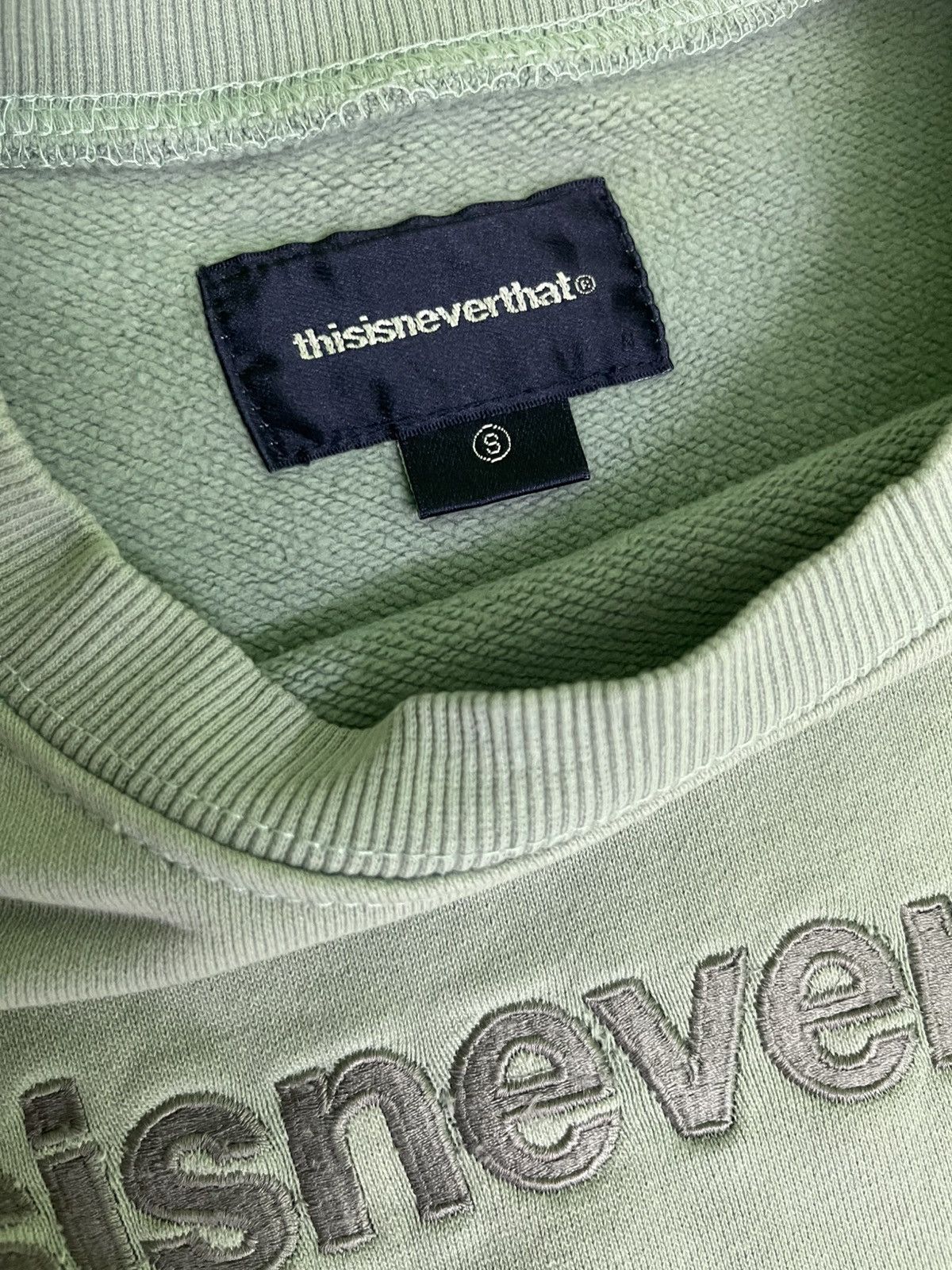 thisisneverthat Vintage thisisneverthat Embroidered Sweatshirt Size US S / EU 44-46 / 1 - 9 Thumbnail