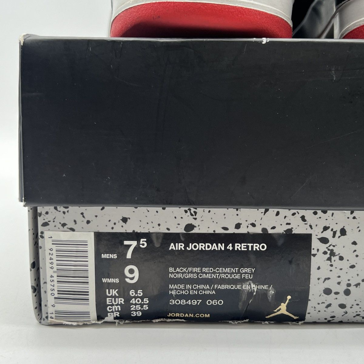 Jordan Brand Air Jordan 4 bred Size US 7.5 / EU 40-41 - 6 Thumbnail