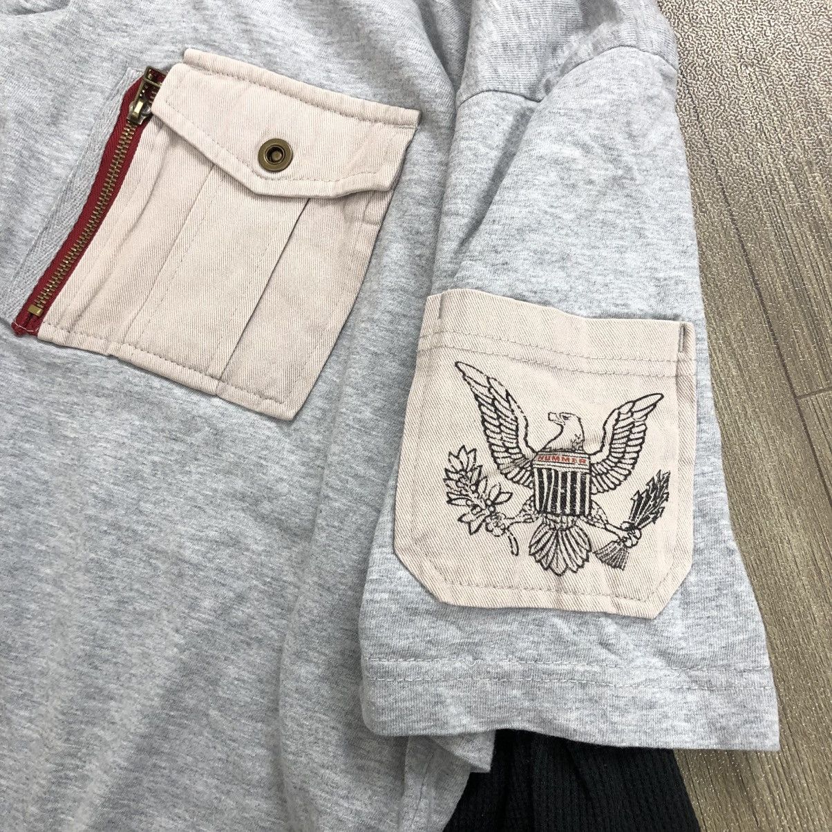 If Six Was Nine × Japanese Brand × Le Grande Bleu (L.G.B.) Vintage Hummer Pocket Double Layer Lgb Goa Gotic Longsleeve Size US XXL / EU 58 / 5 - 11 Thumbnail