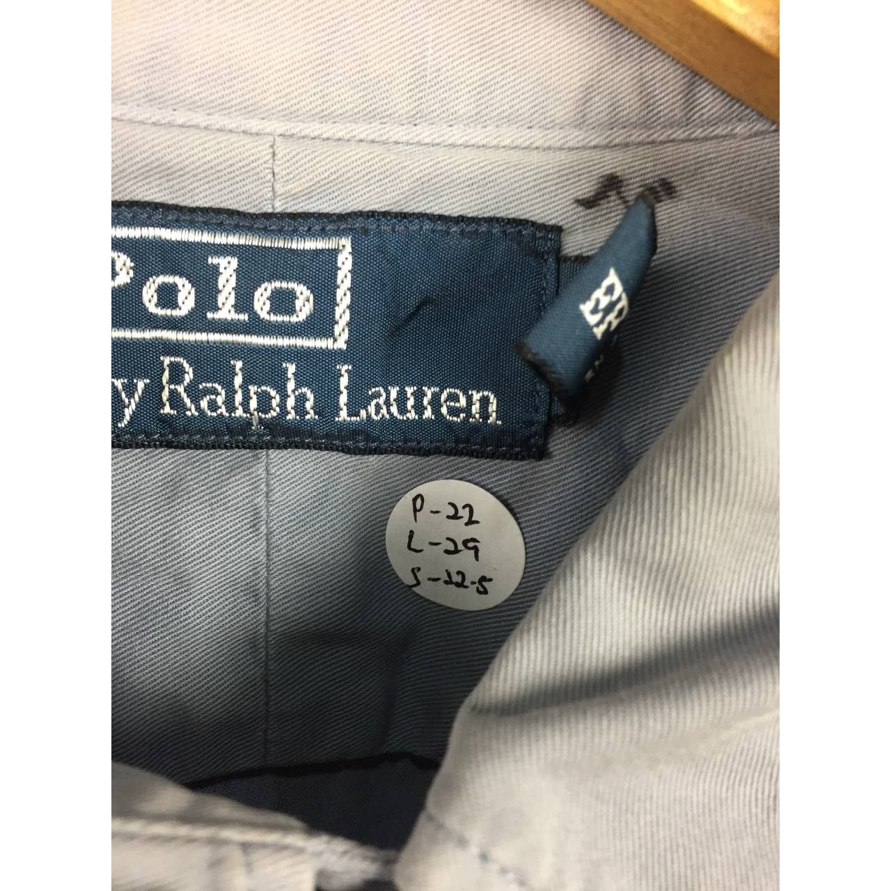 Polo Ralph Lauren × Vintage Vtg Polo Ralph Lauren Twill Pocket Western Workwear Shirt Size US L / EU 52-54 / 3 - 14 Thumbnail