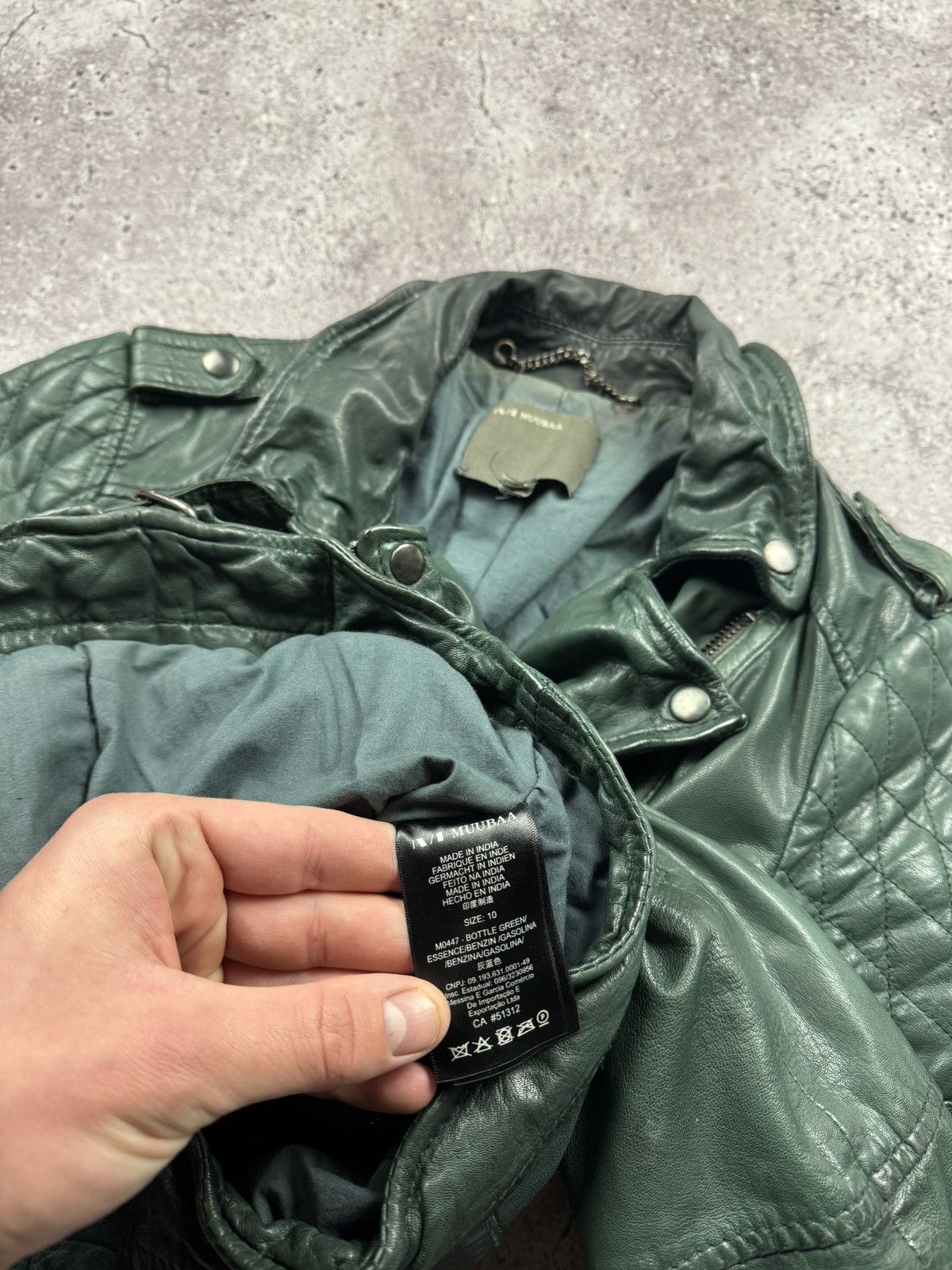 Japanese Brand 00s Japanese Y2k Biker Leather Belt Jacket If9was6 LGB Style Size M / US 6-8 / IT 42-44 - 9 Thumbnail