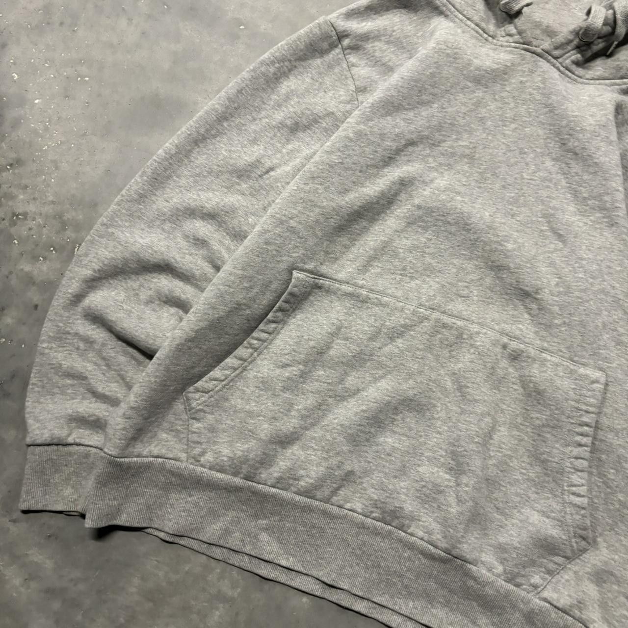 Japanese Brand × Vintage Crazy Vintage Y2K/2000s Grey Blank Streetwear Essential Hoodie! Size US XL / EU 56 / 4 - 3 Thumbnail
