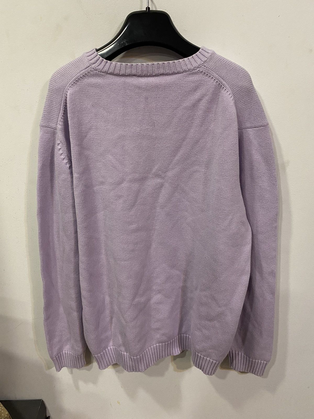 Yves Saint Laurent Lilac YSL Sweater Knit Baby Blue Old Money Paris Vintage Size US L / EU 52-54 / 3 - 10 Thumbnail