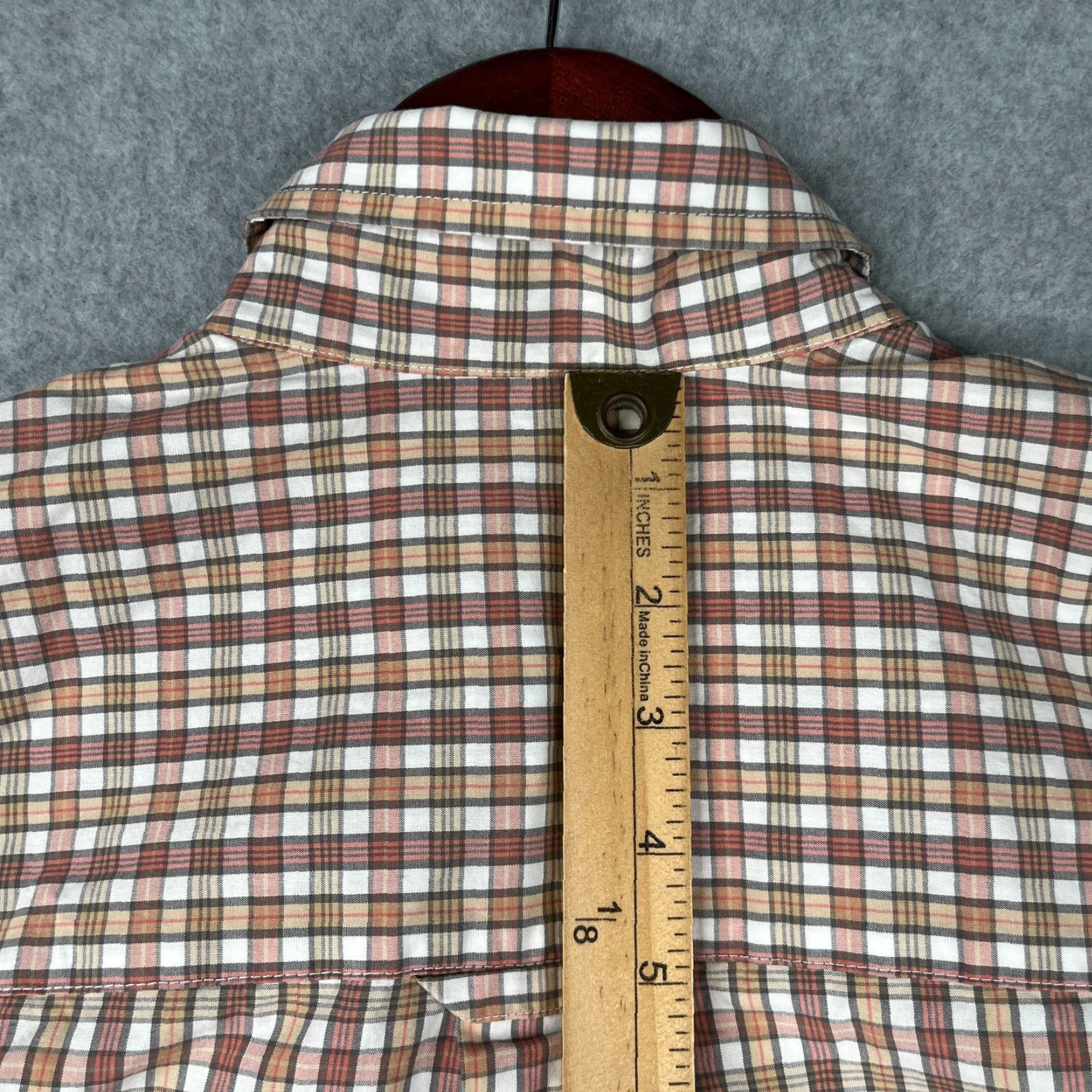 Pendleton Pendleton Shirt Small Orange Plaid Button-Up Long Sleeve Casual Mens Size US S / EU 44-46 / 1 - 7 Thumbnail