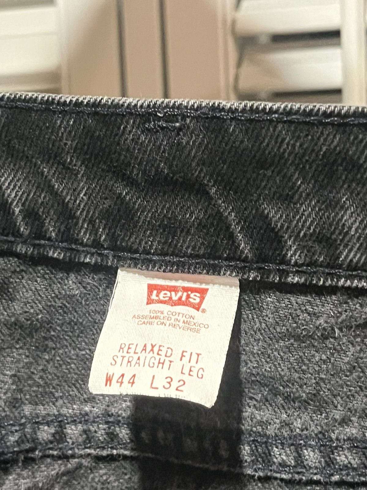 Levi's 90s Levis 554 Faded Black Paper Tag Rare XXL Denim Jeans Size US 44 / EU 60 - 8 Thumbnail