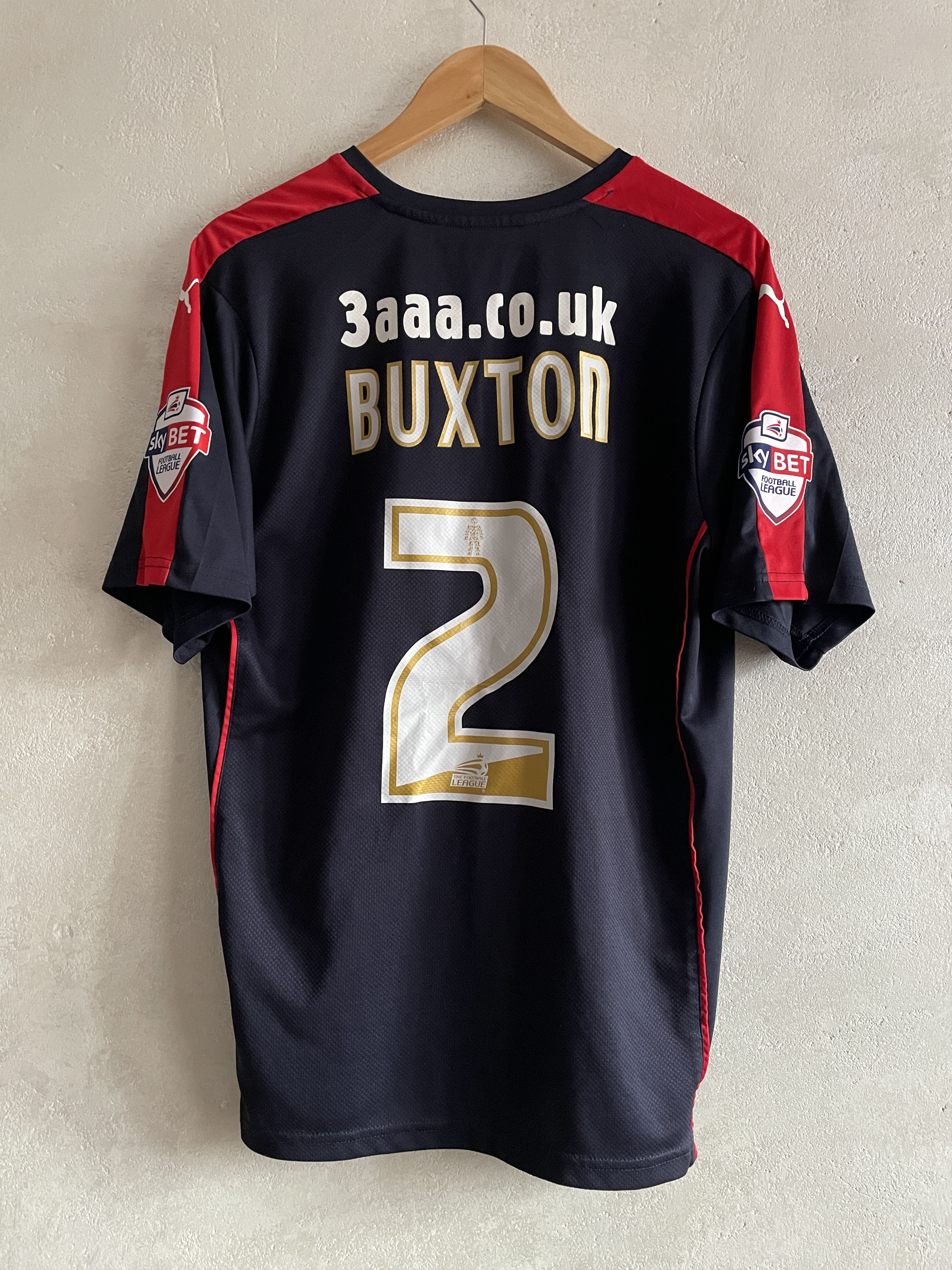 Puma Rotherham United Shirt Match Worn 2015 2016 Soccer Jersey Size US L / EU 52-54 / 3 - 2 Thumbnail