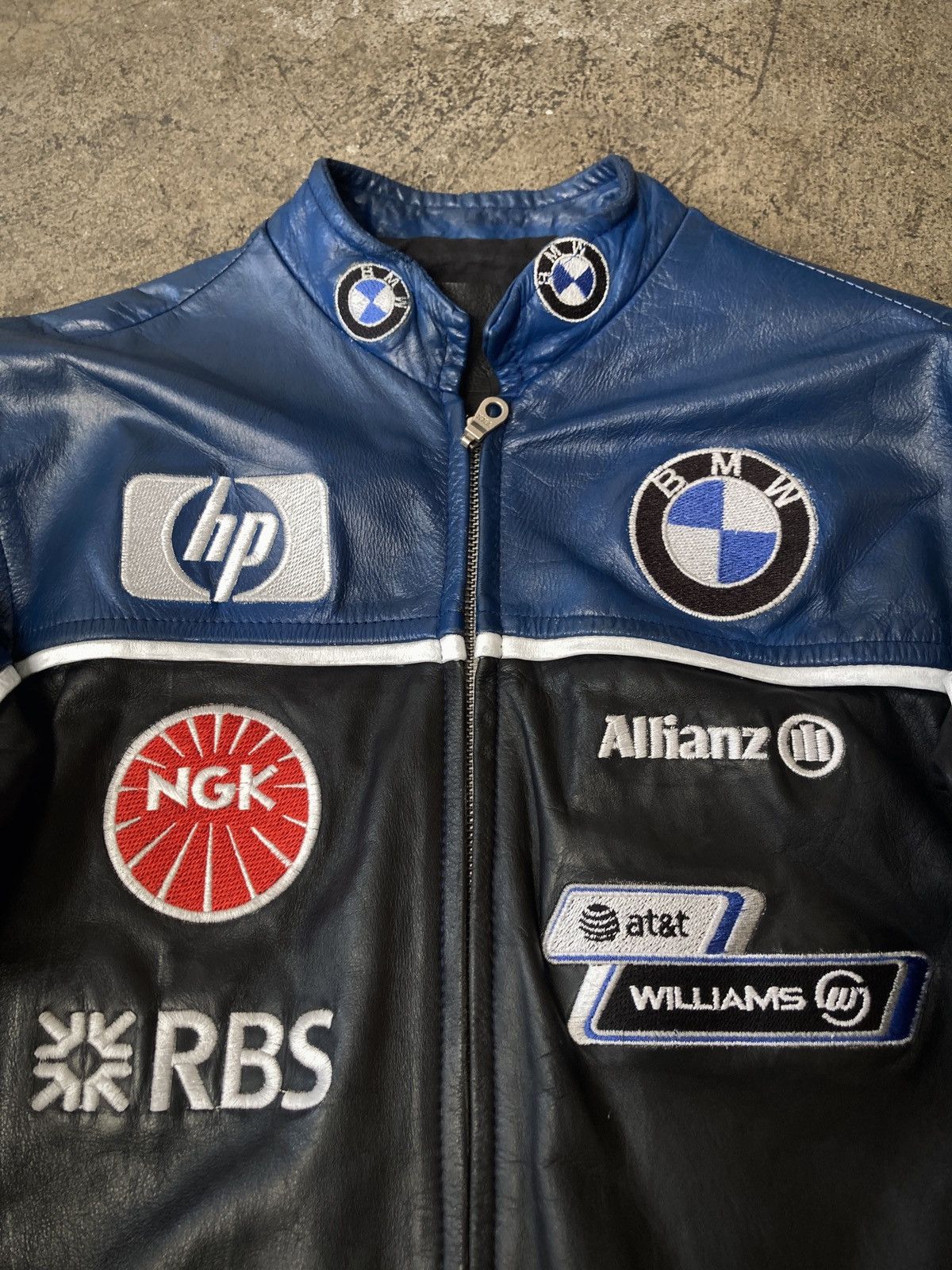 BMW × Formula 1 × Vintage Vintage 90s BMW Racing Leather Jacket Size US S / EU 44-46 / 1 - 6 Thumbnail