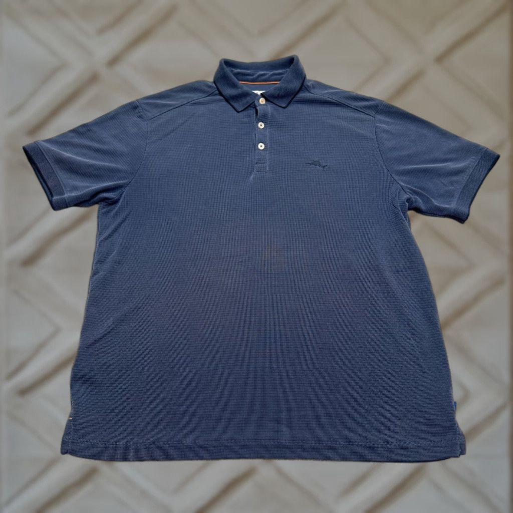 Tommy Bahama Tommy Bahama Polo Shirt Islandzone Mens Medium Navy Blue Short Sleeve Casual Size US M / EU 48-50 / 2 - 1 Thumbnail
