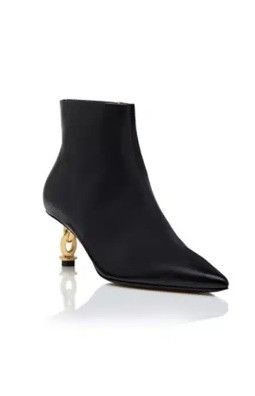 Tom Ford o1loc1c1124 W3104T Kitten Heel Booties in Black Size US 10 / IT 40 - 2 Thumbnail