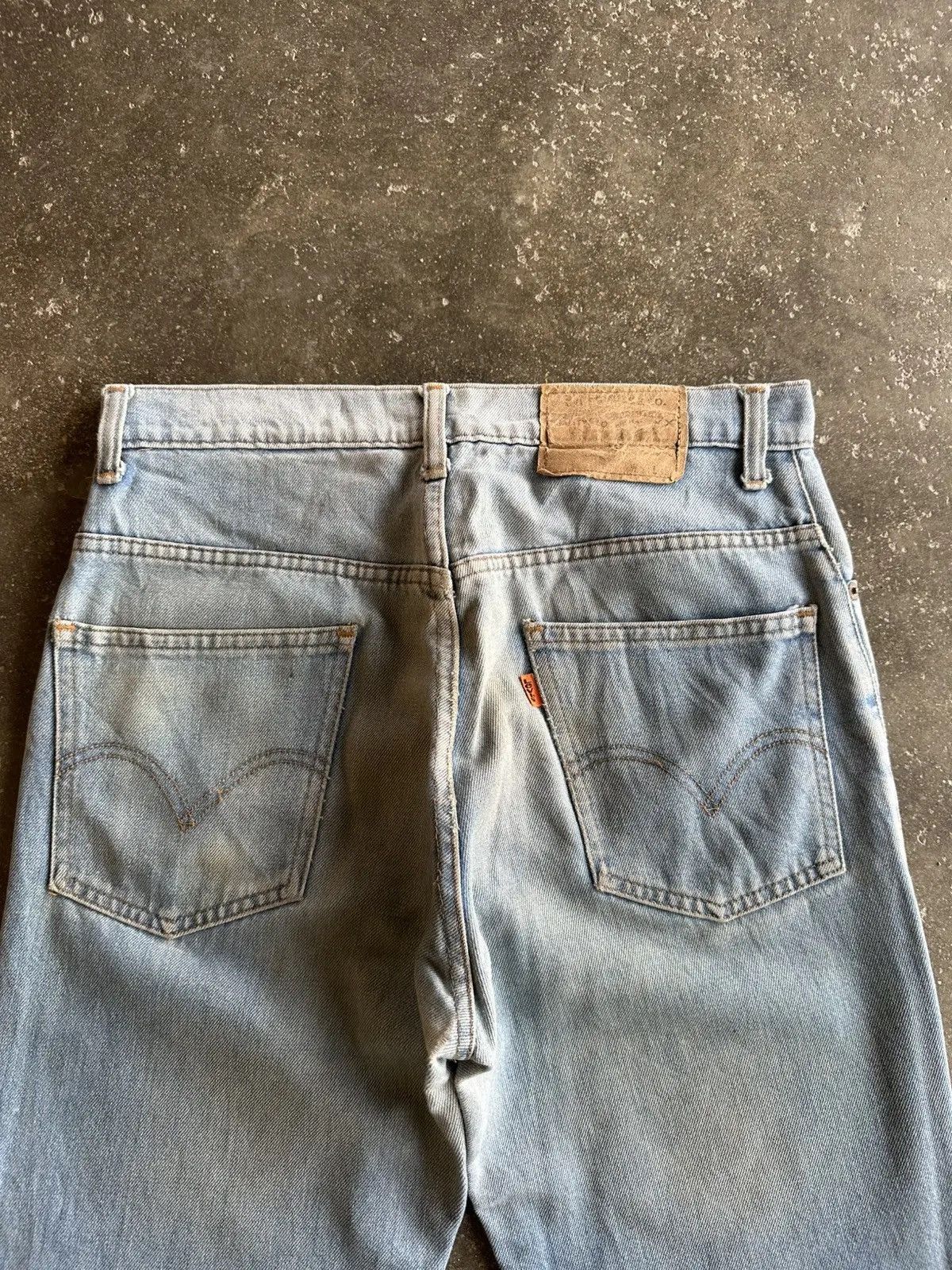 Levi's SEND OFFER🍁VINTAGE LEVI’S ORANGE TAB RUSTY DIRTY DENIM PANT Size US 30 / EU 46 - 14 Thumbnail