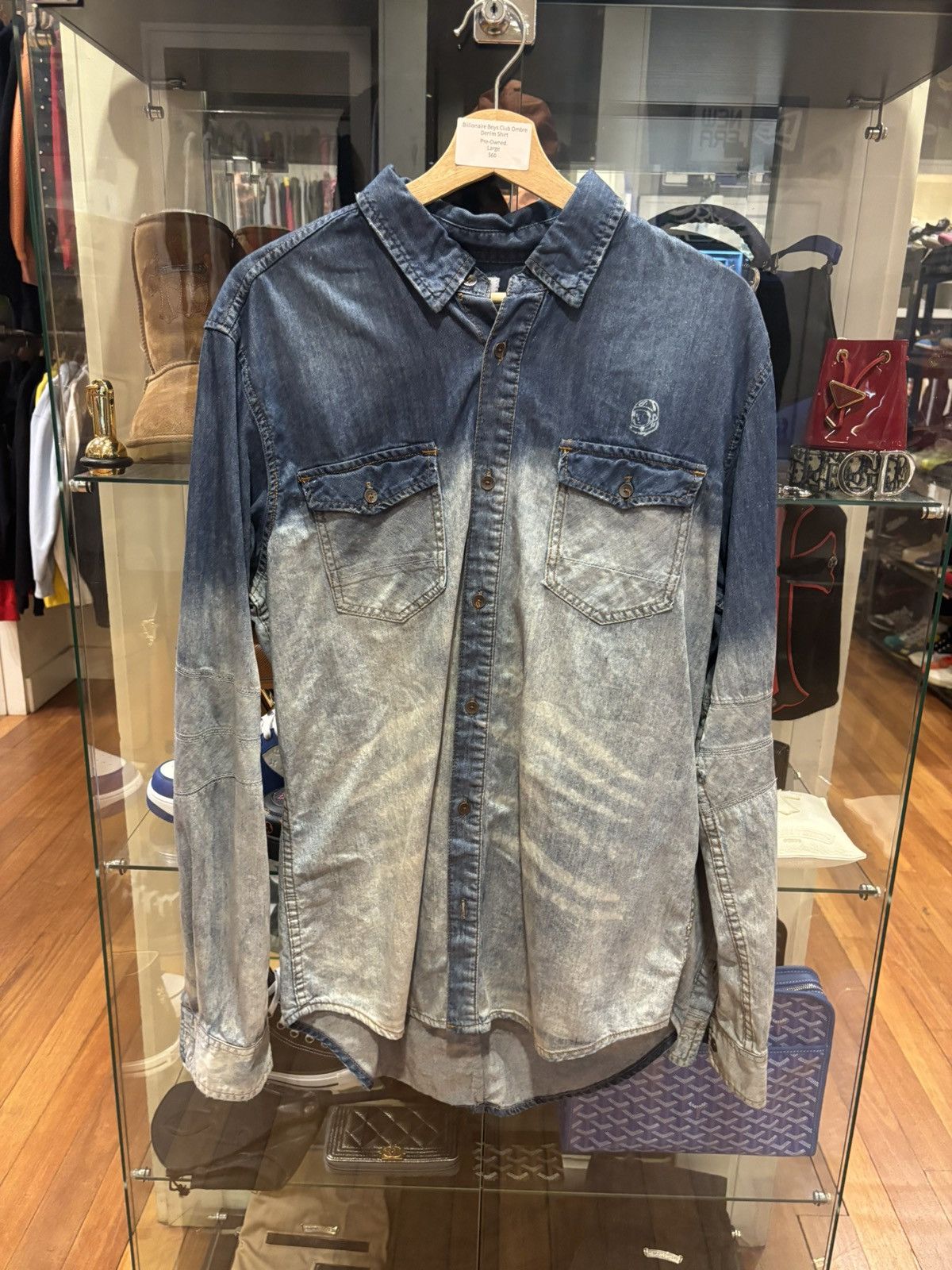 Billionaire Boys Club billionaire Boys Club Ombré Denim Shirt Size US L / EU 52-54 / 3 - 1 Thumbnail