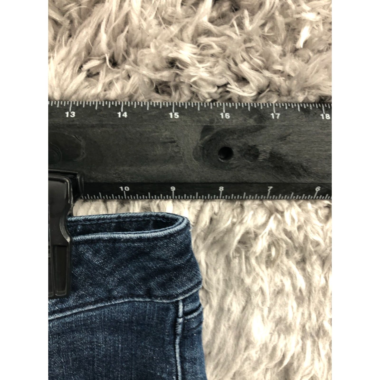Old Navy Old Navy Rockstar Jeans Size 10 Womens Medium Wash Blue Skinny Denim Five-Pocket Regular Rise 28in Belt Loops Size 32" / US 10 / IT 46 - 2 Thumbnail