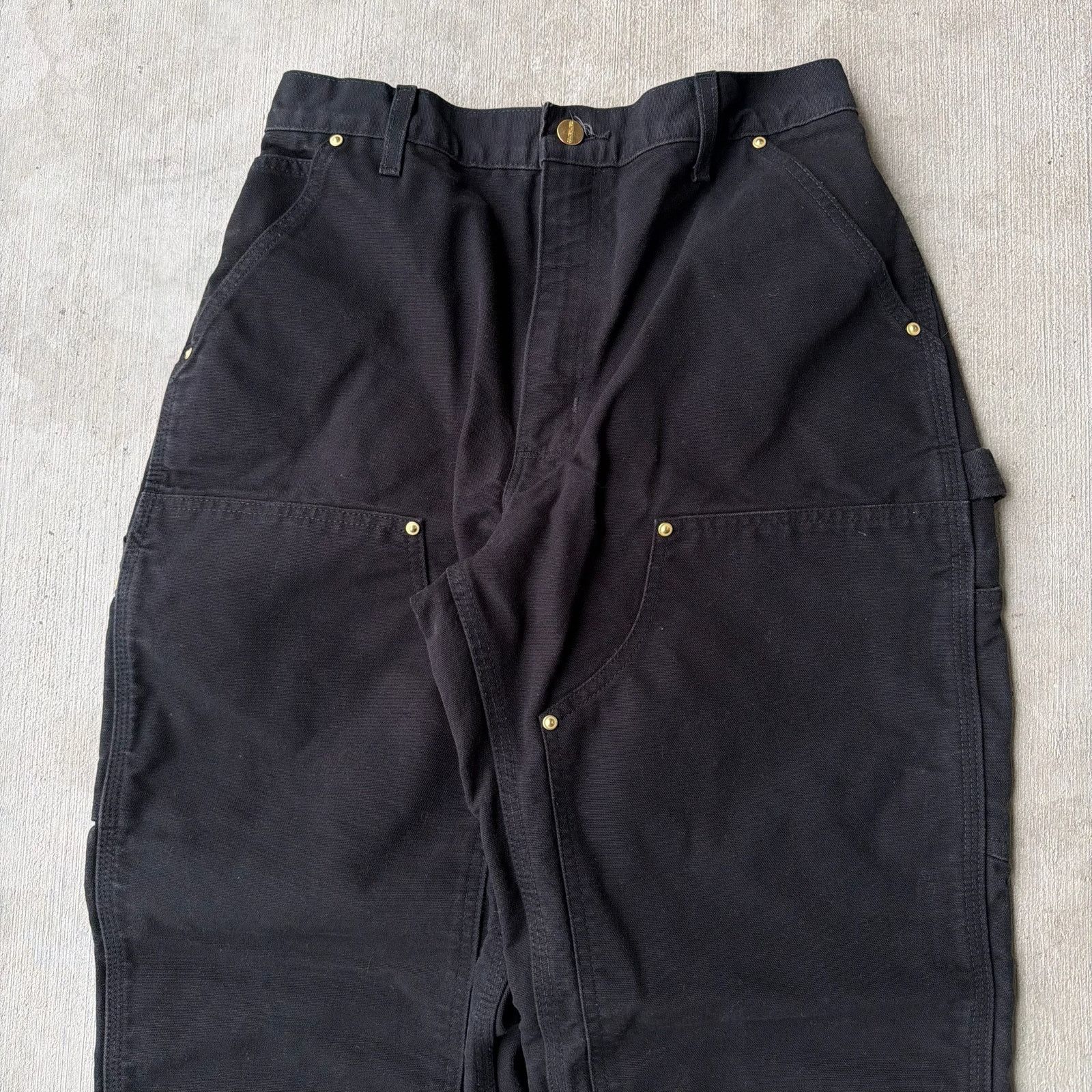 Carhartt × Vintage Carhartt black double knee work wear carpenter pants Size US 28 / EU 44 - 2 Thumbnail